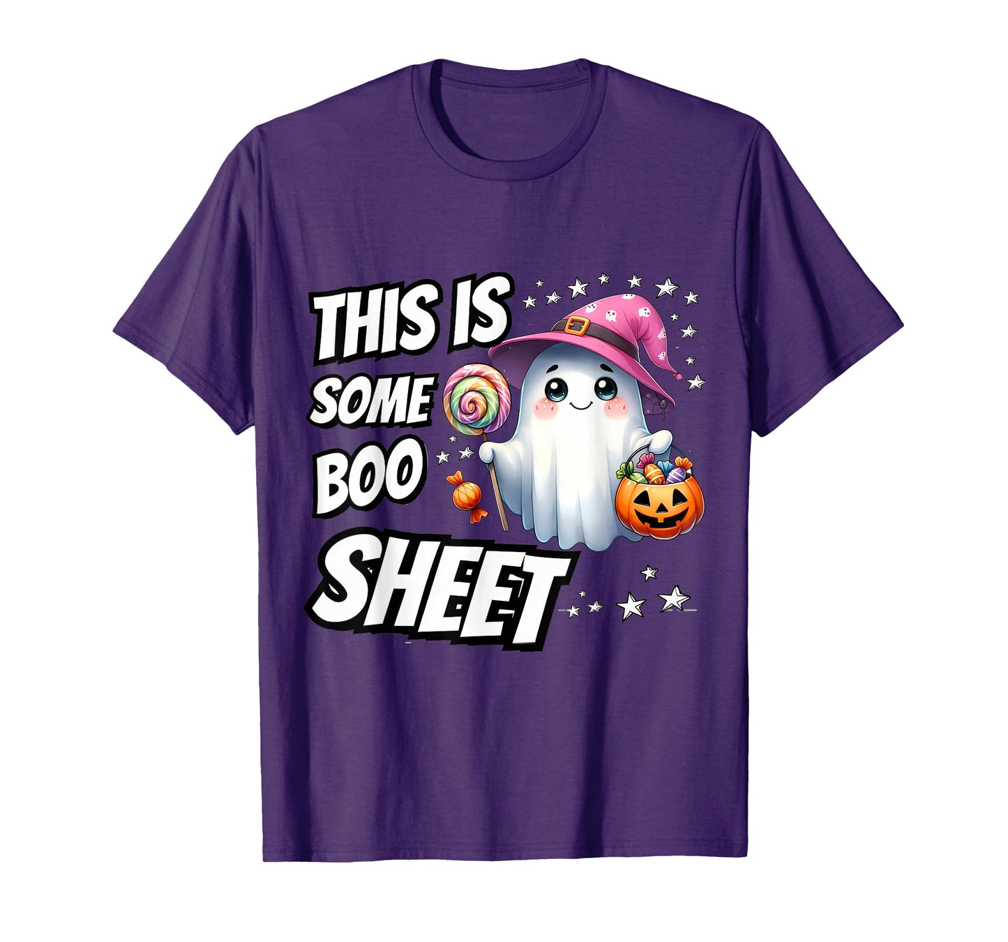This is Some Boo Sheet Ghost Witch Funny Halloween Men Women T-Shirt