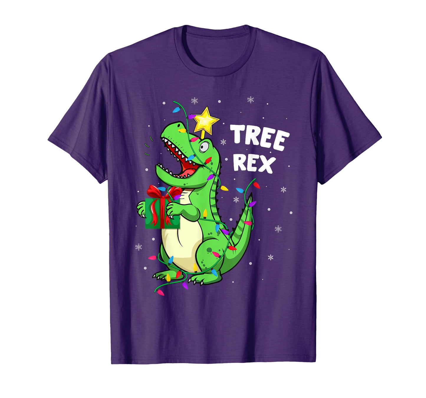 Tree Rex Funny Xmas Dinosaur Christmas T-Rex Dino Boys Girls T-Shirt