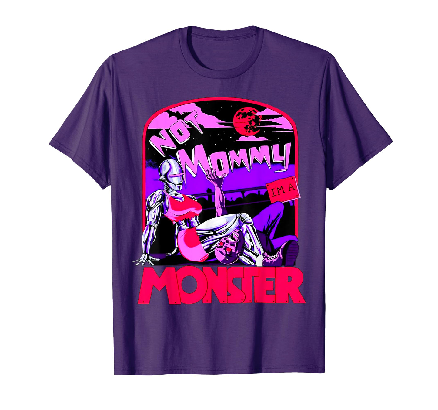 Funny Not Mommy I'm A Monster Workout Bodybuilding Fitness T-Shirt