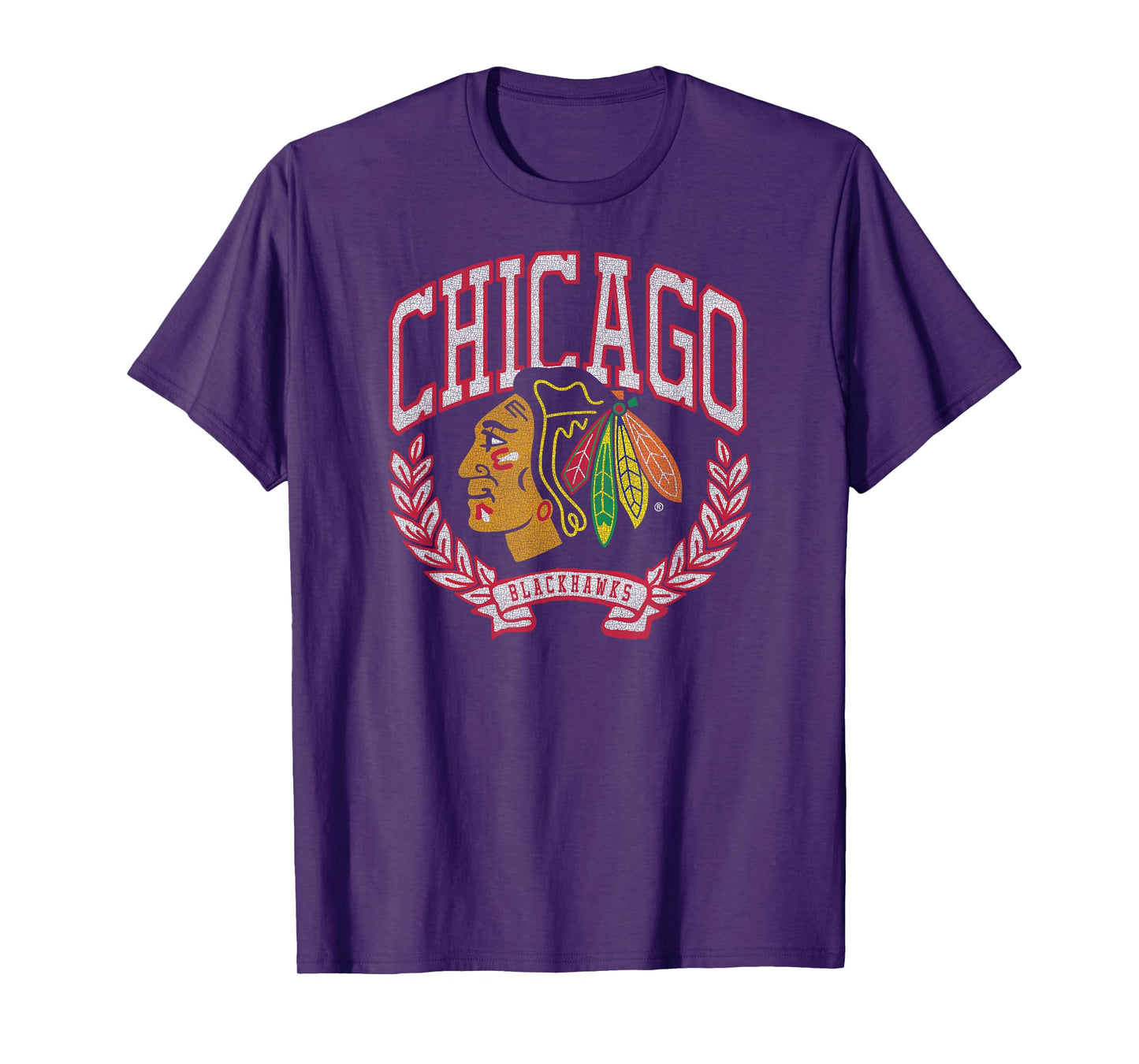 Chicago Blackhawks Vintage Victory Black Officially Licensed T-Shirt