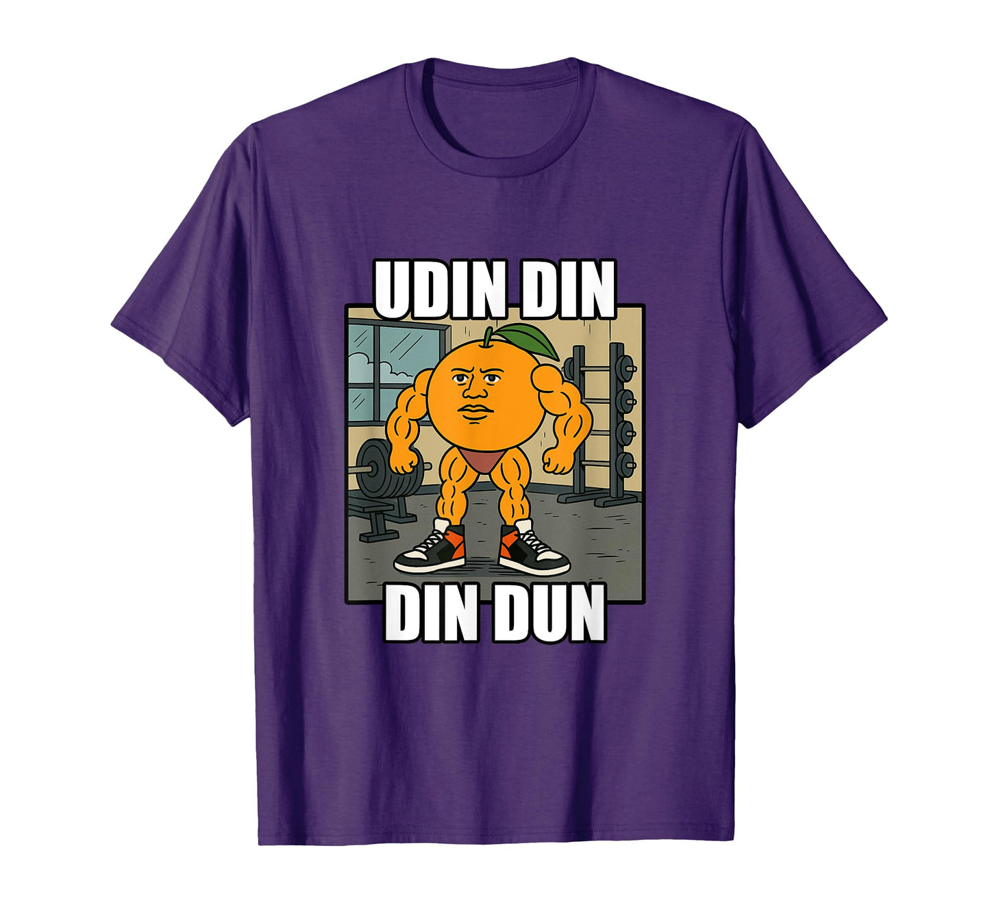 Udin Din Din Dun – Viral Brainrot Italian Meme Gym Brain rot T-Shirt