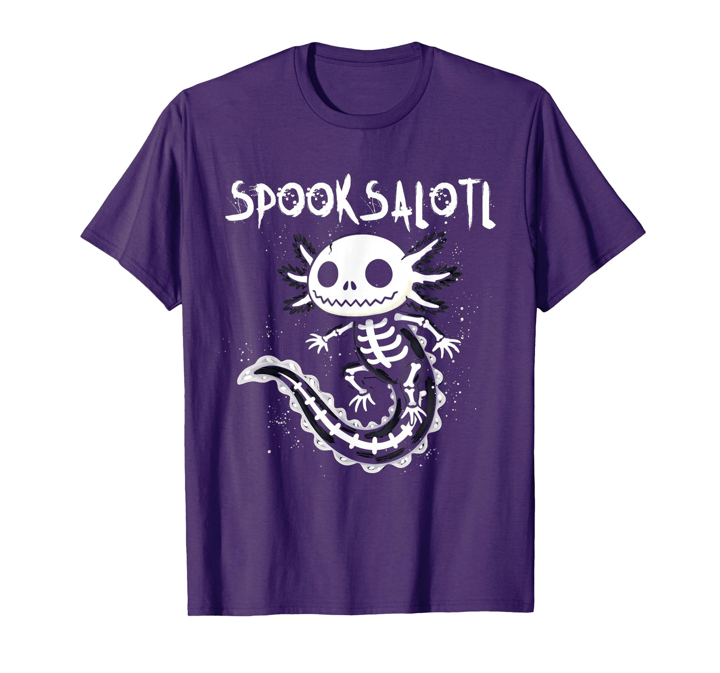 Halloween Vibes Spooky Season Axolotl Lover Spooksalotl T-Shirt