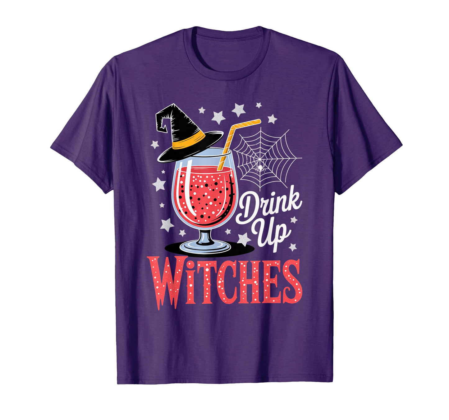 Drink Up Witches Fruity Punch Halloween Cocktail Outfit T-Shirt