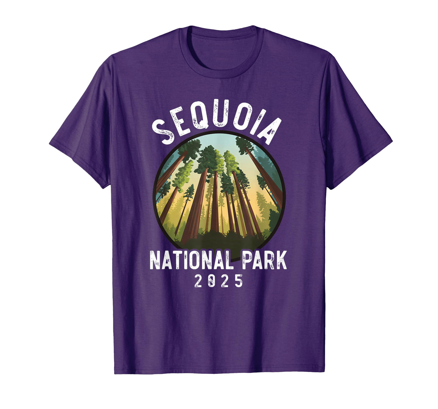 Sequoia National Park California 2025 Vintage Men Women Kids T-Shirt