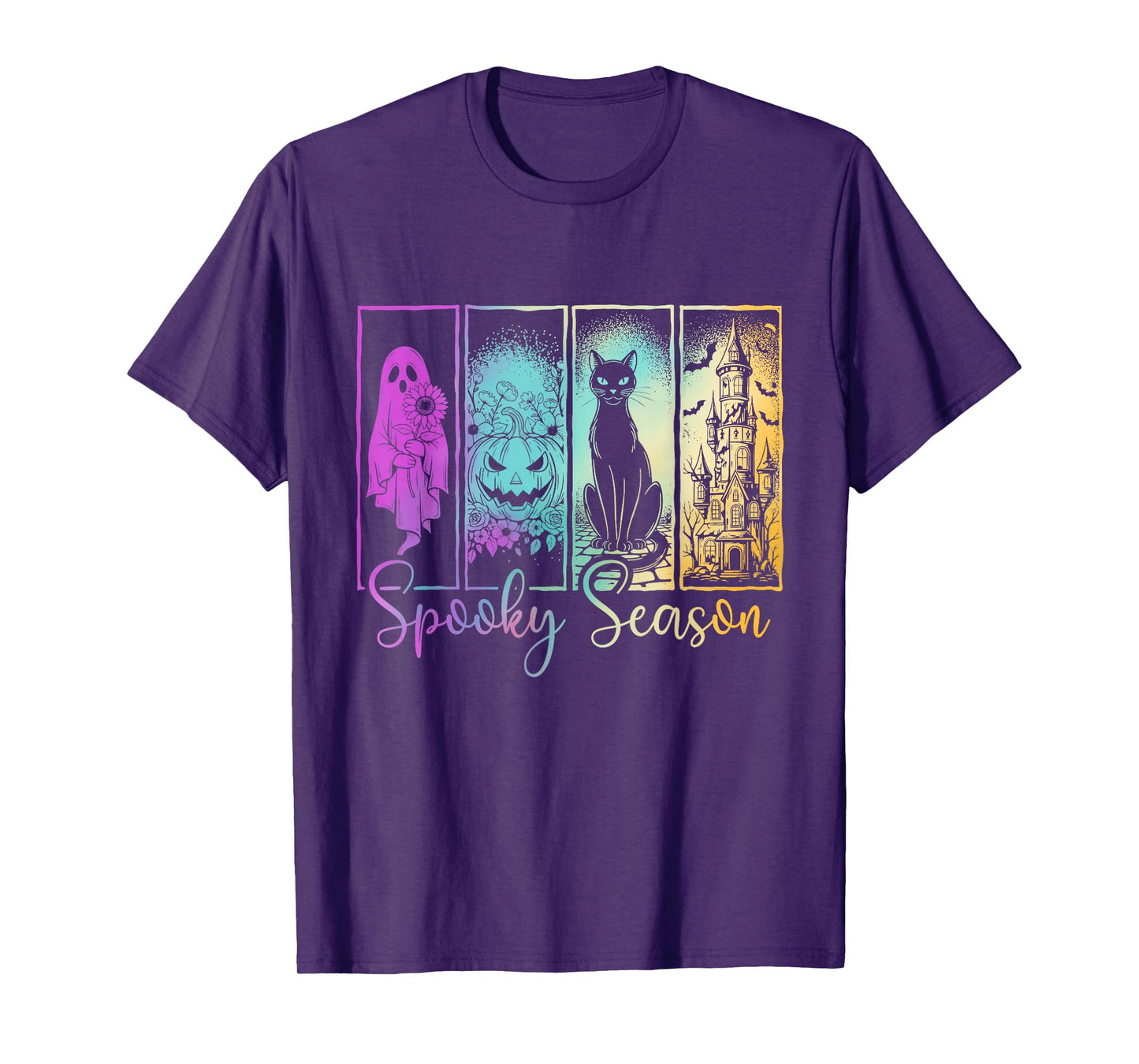 Spooky Season - Halloween Ghost Pumpkin Haunted Party T-Shirt