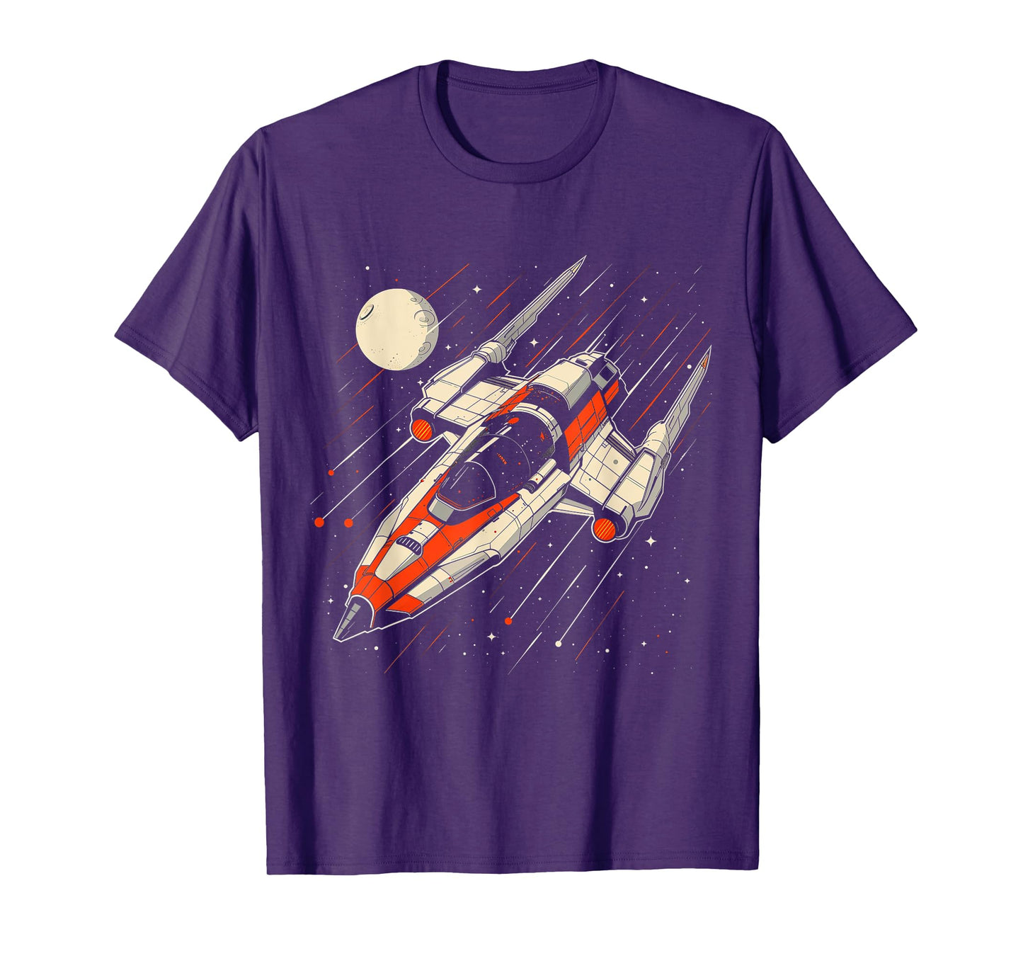 Retro Spaceship Vintage T-Shirt