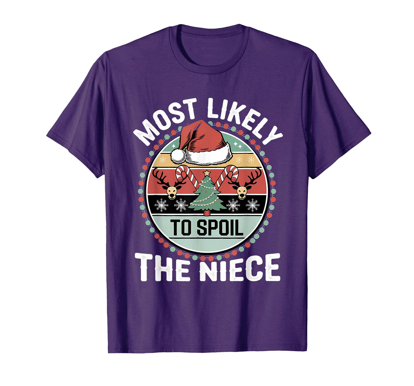 Funny Most Likely to Spoil The Nephew Christmas Party T-Shirt