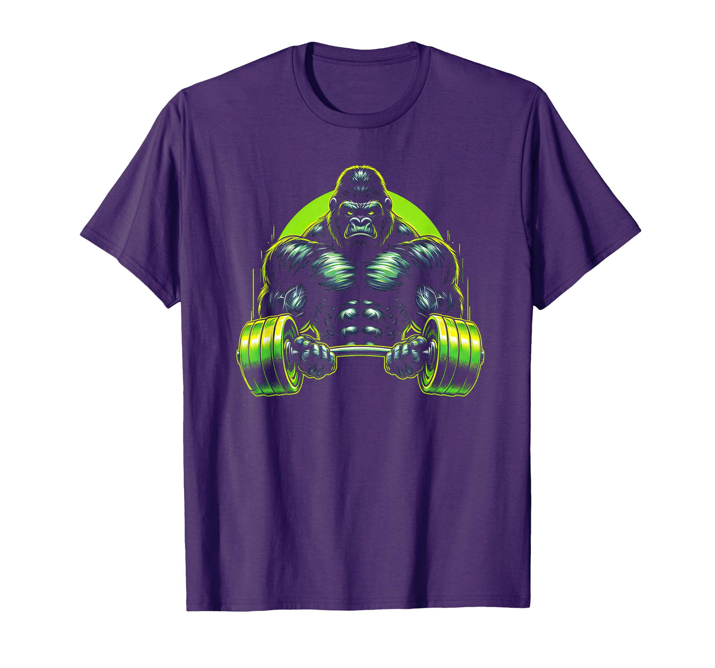 Gorilla Monkey Gym Wear Bodybuilding Workout Motivation T-Shirt