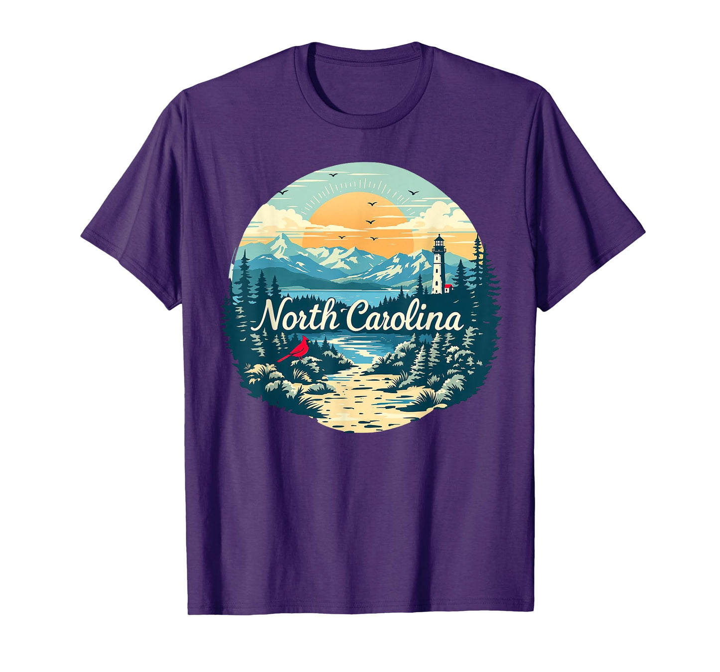 North Carolina Vintage State NC North Carolina Nature T-Shirt