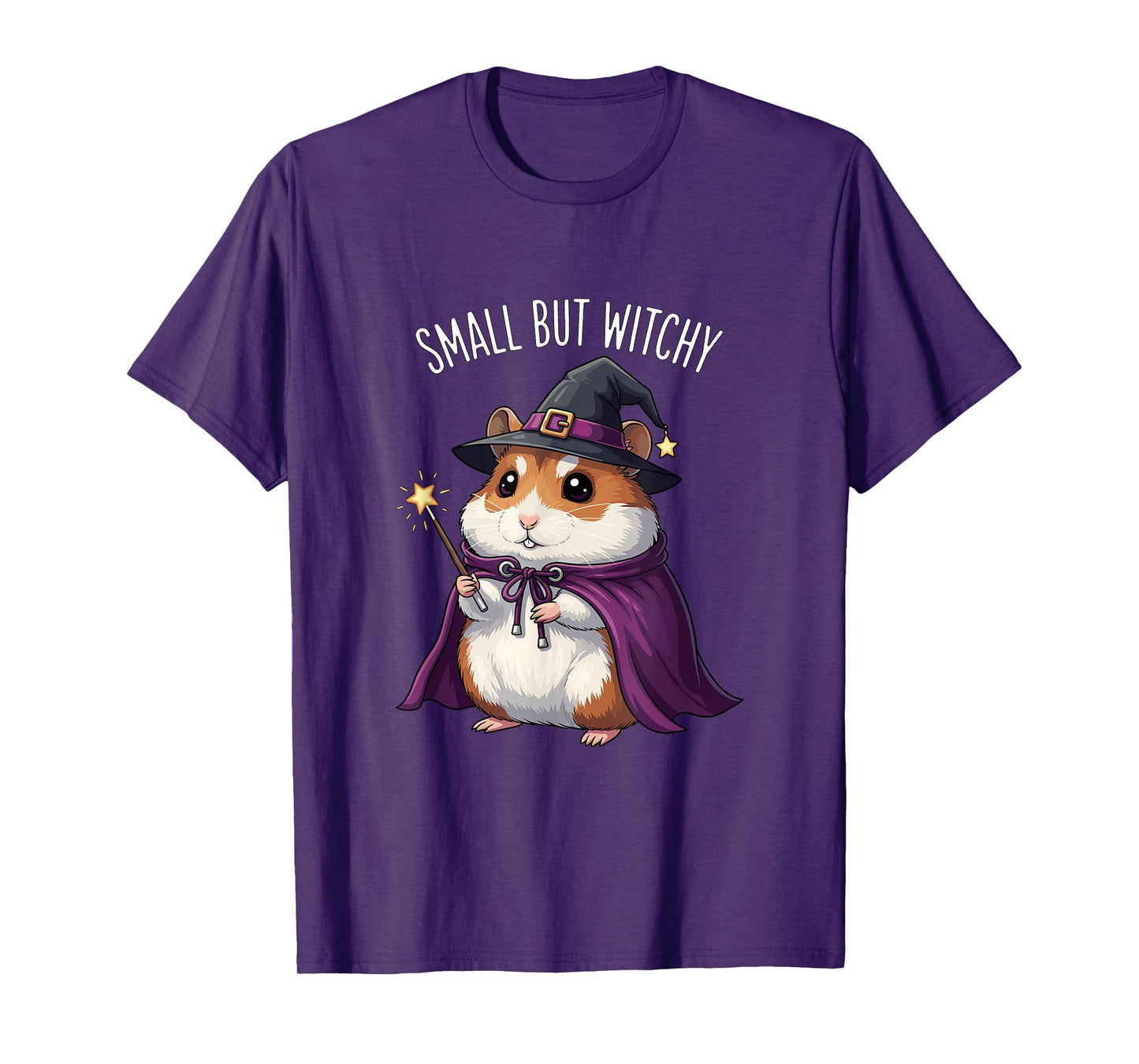 Funny Small But Witchy Cute Guinea Pig Halloween T-Shirt