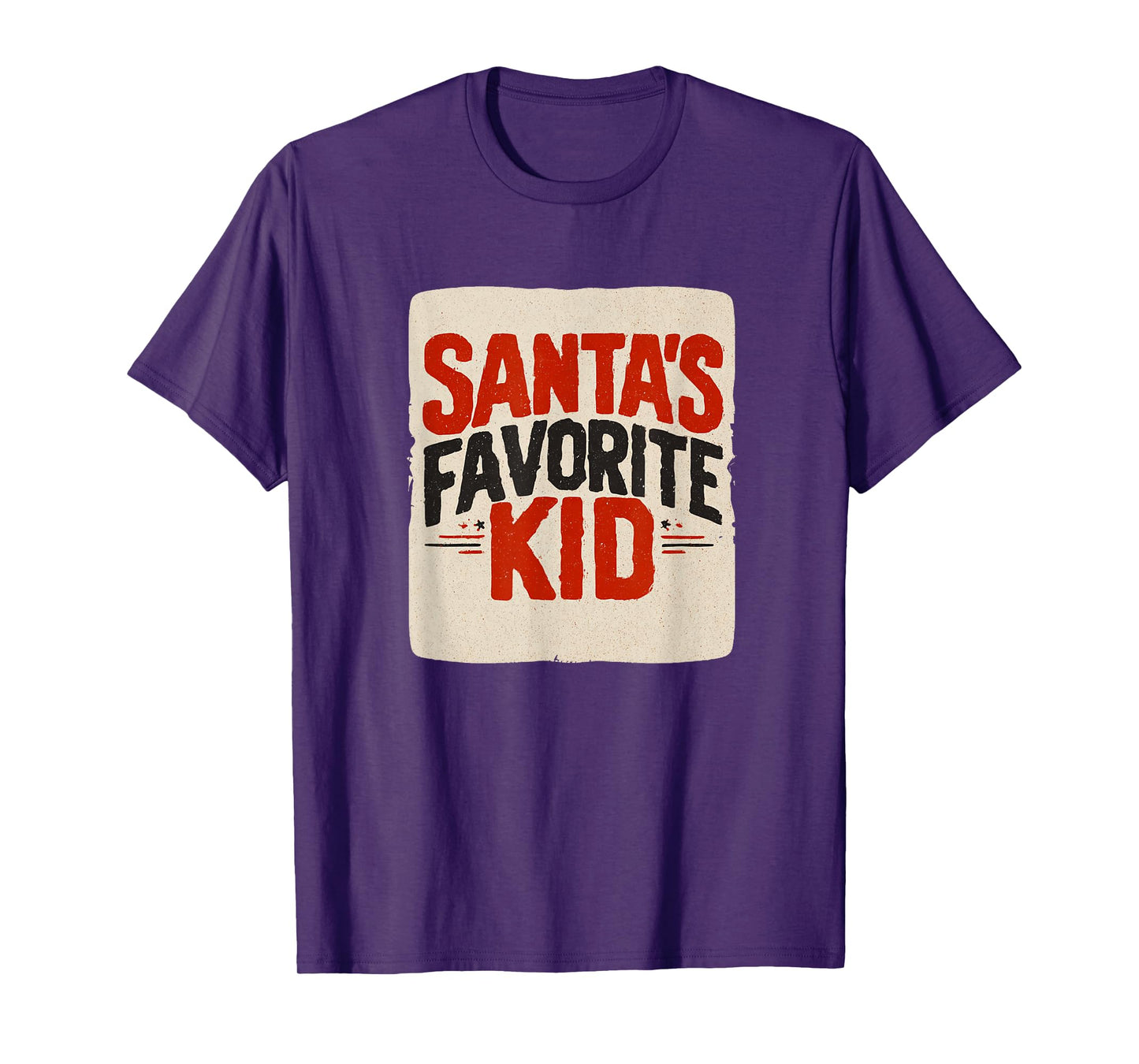 Handsome Santa's Favorite Kid Look T-Shirt