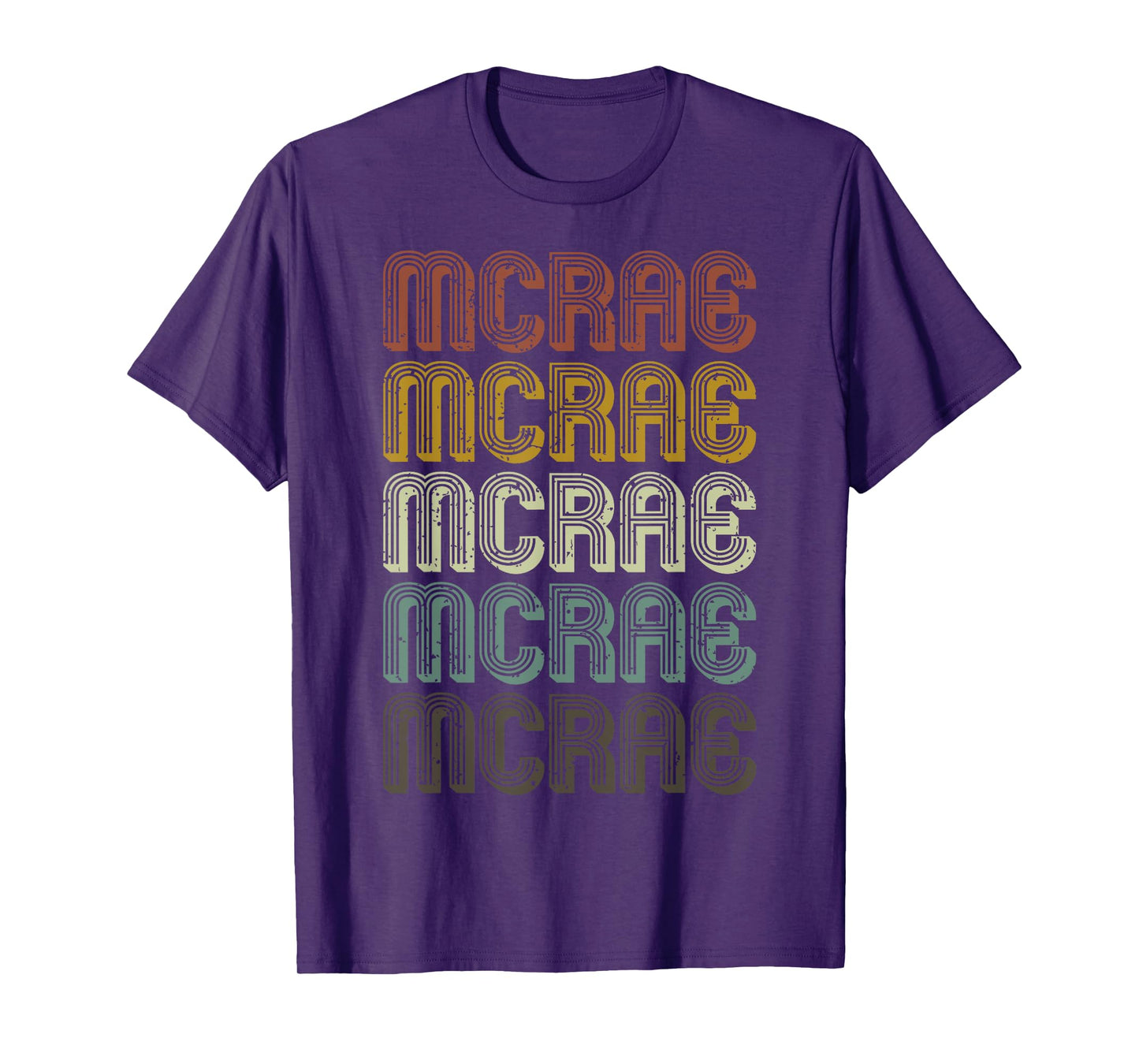 Retro Mcrae First Name Personalized Mcrae Groovy Vintage T-Shirt