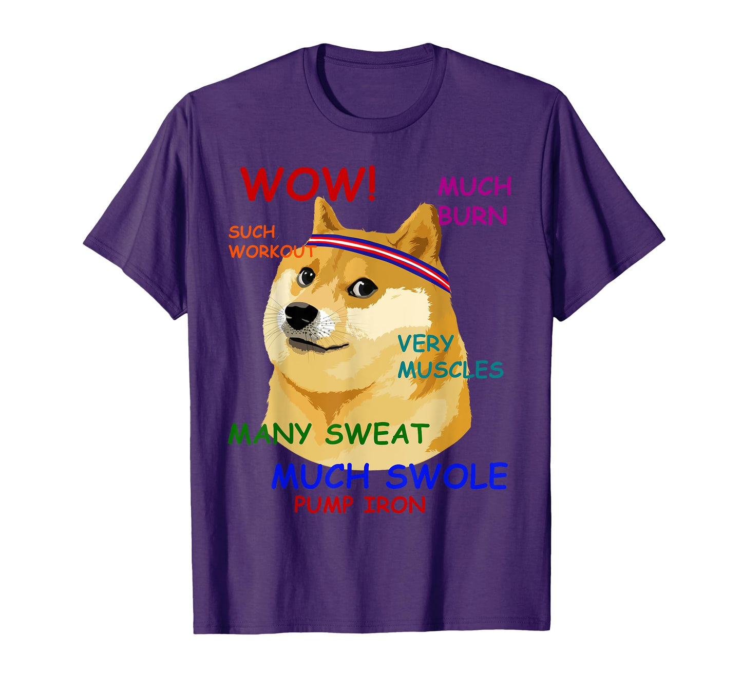Very Fitness Doge T-shirt Wow! T-Shirt