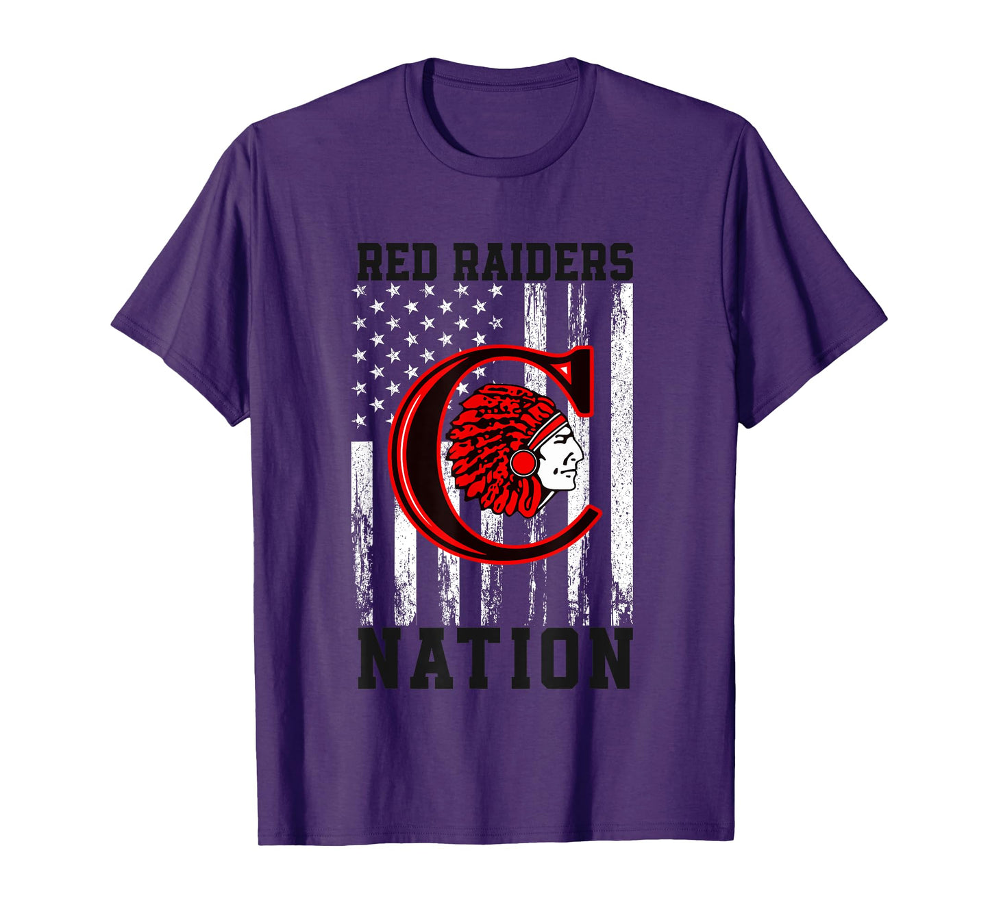 Coatesville Area Red Raiders Logo Nation HS T-Shirt
