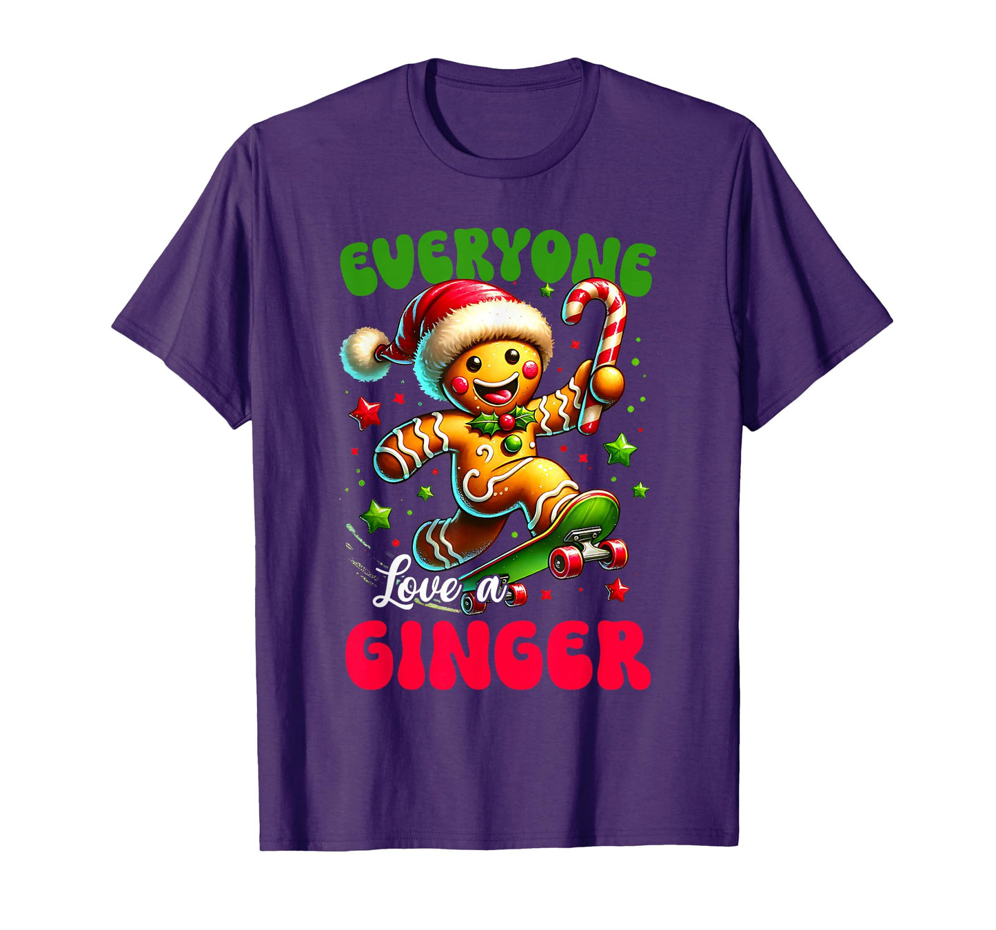 Everyone Loves Ginger Cookie Christmas Xmas Women Men T-Shirt
