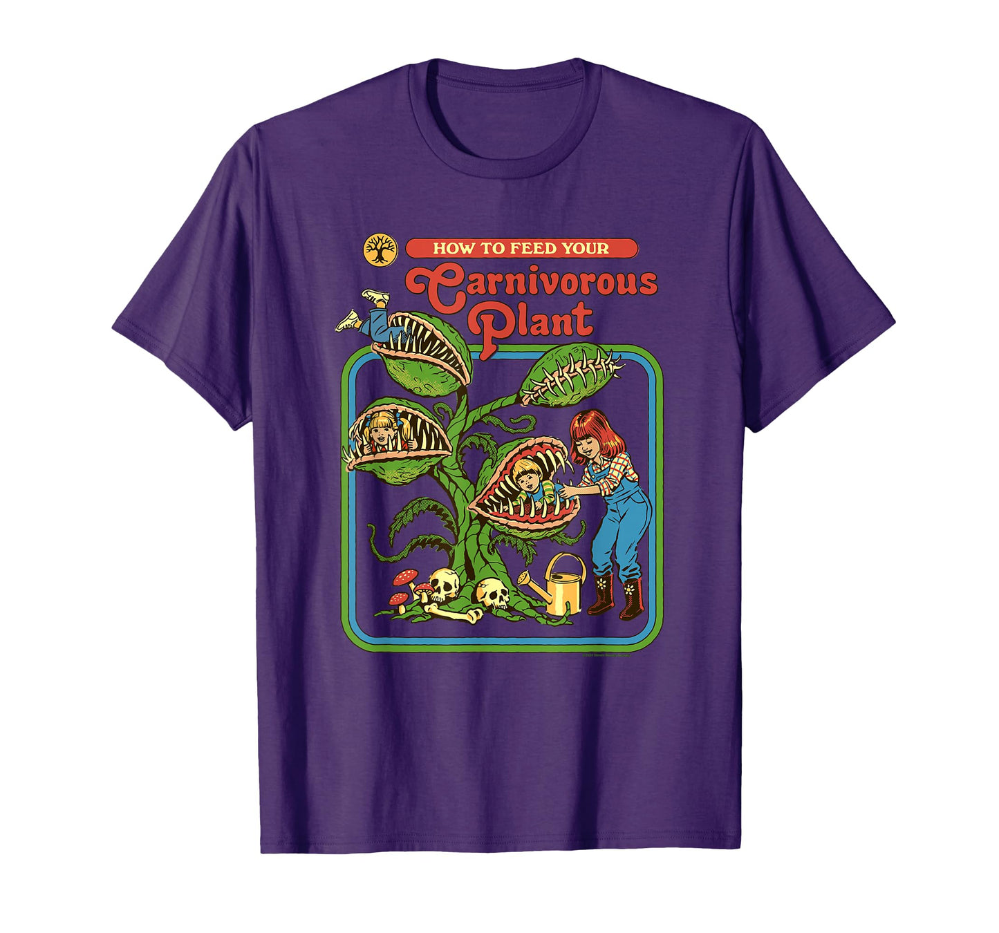 Steven Rhodes How To Feed Your Carnivorous Plant Dark Humor T-Shirt