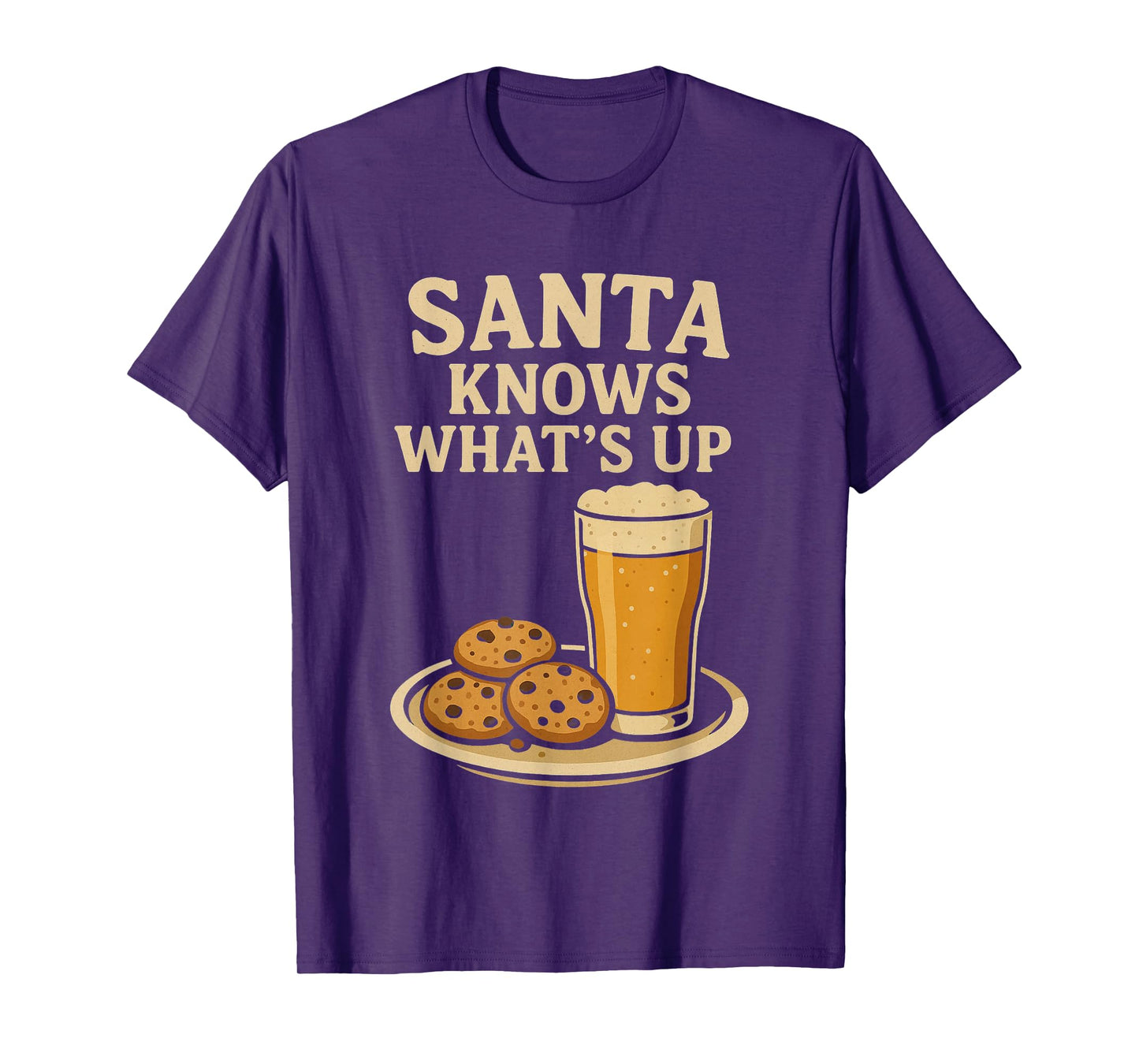 Santa Knows What's Up T-Shirt