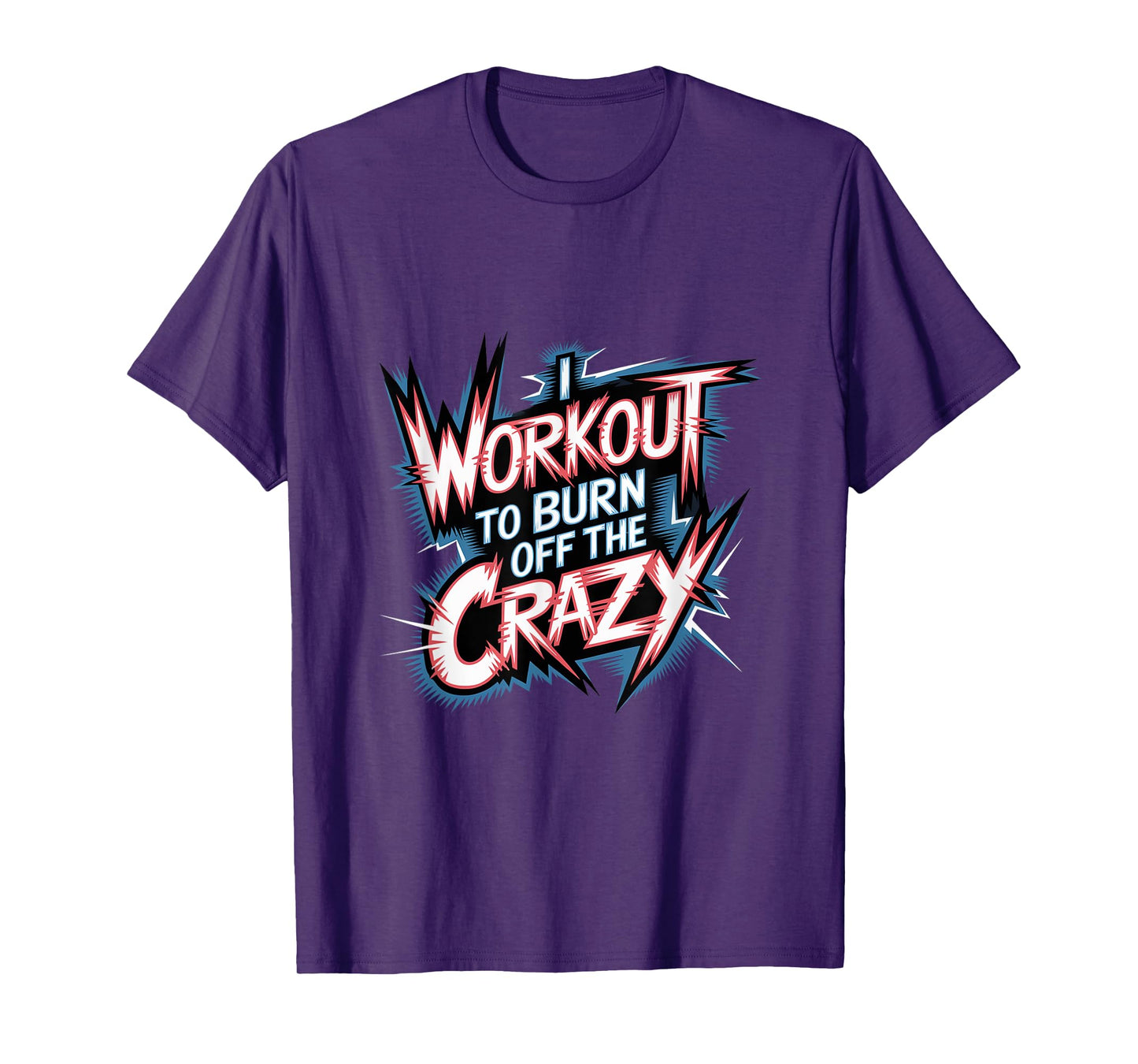 Insane Gym Exercise Unisex-Adults Workout T-Shirt Black Small Classic Fit Crew Neck Short Sleeve Cotton Blend Machine Wash