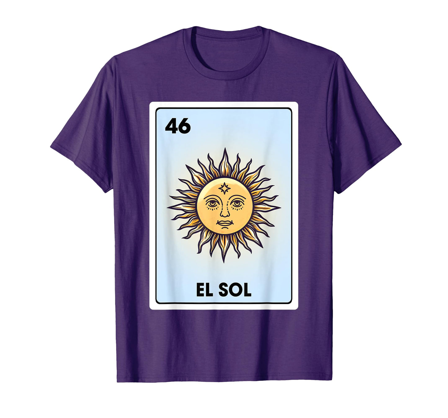 El Sol Mexican Sun Latina Chicana Chibi Bingo Card T-Shirt
