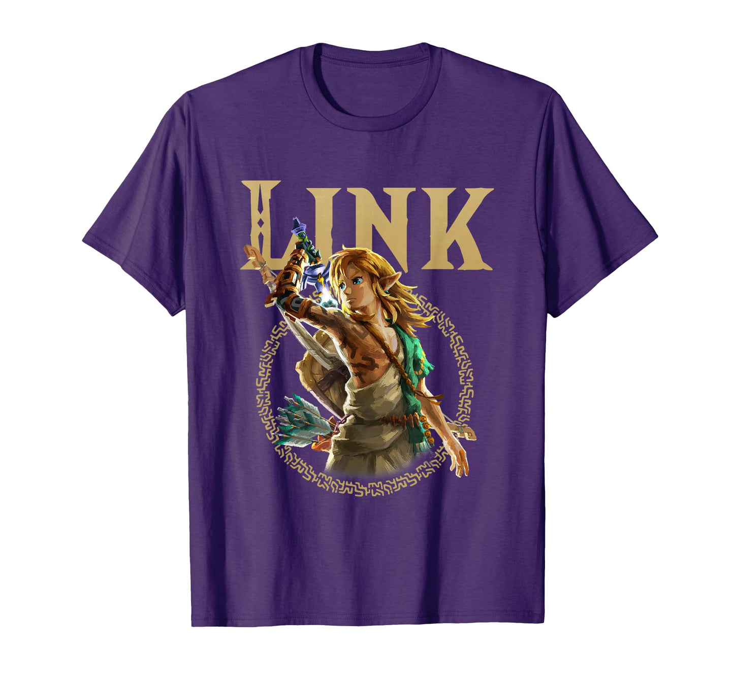 The Legend of Zelda Gold Link Hyrule Portrait T-Shirt