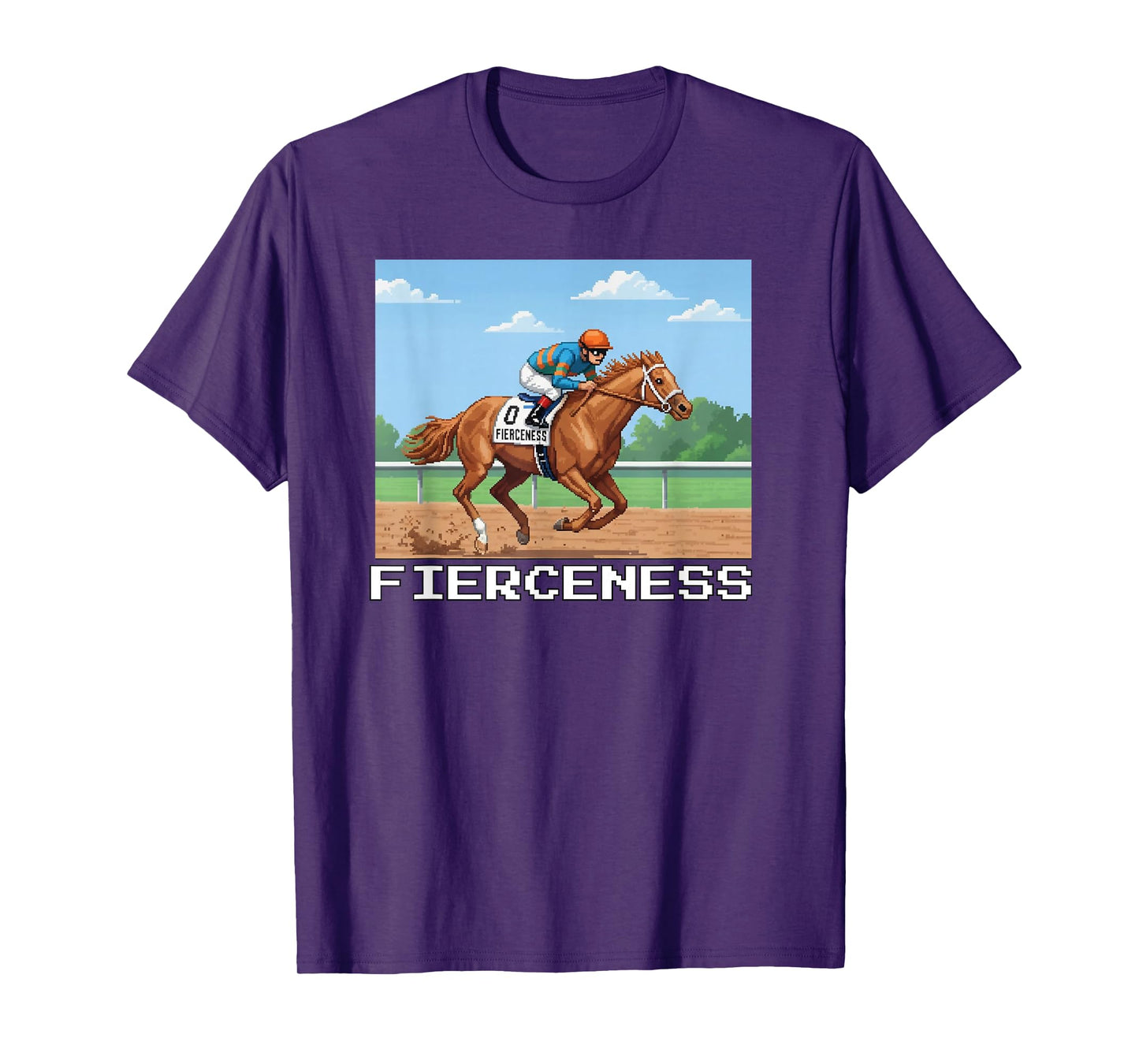 Fierceness Horse, Horse Racing, Del Mar, Santa Anita, Horses T-Shirt