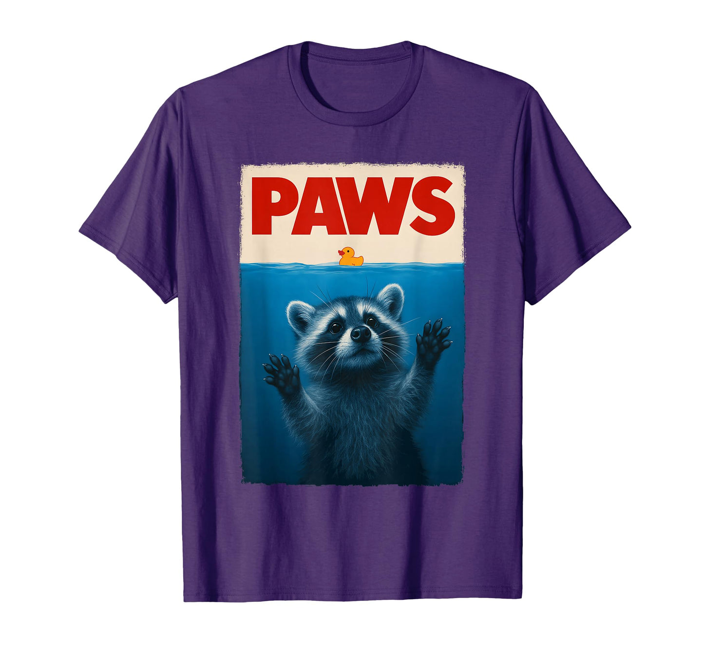 Cute Novelty Men Kids Women Funny Raccoon T-Shirt