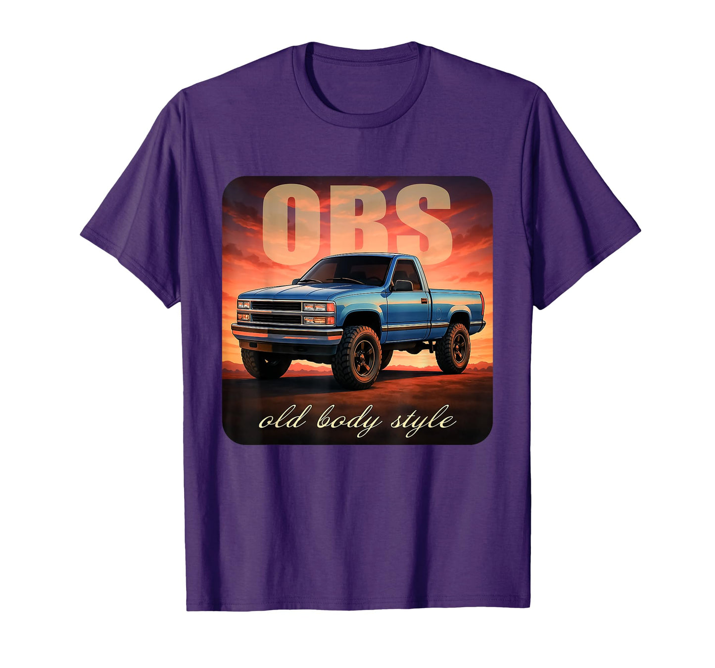 OBS Truck 90s Single Cab Lifted 1500 Truck Car Enthusiast T-Shirt