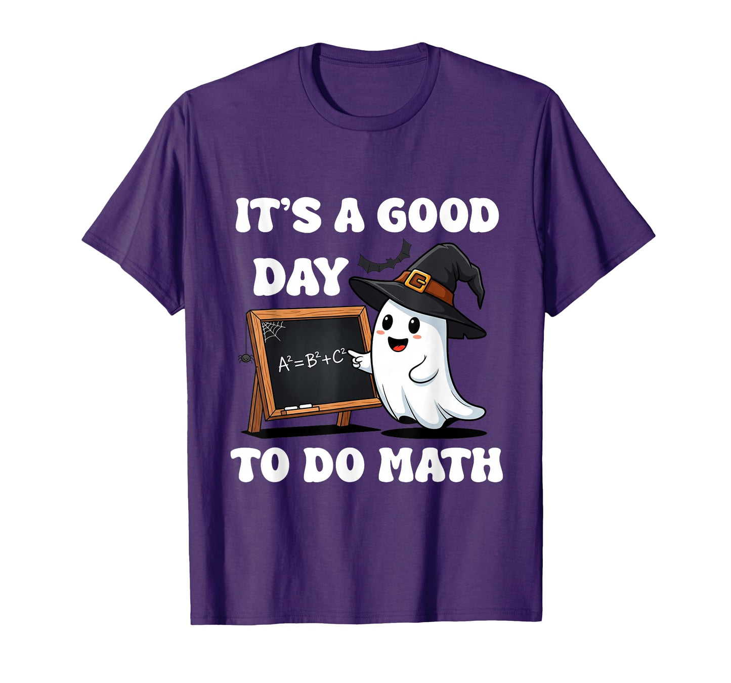 It's A Good Day to Do Math Cute Ghost Halloween Math Teacher T-Shirt