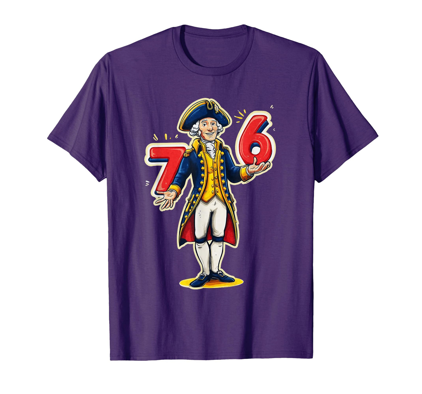 6-7 7-6 George Washington Shirt Six Seven American Design T-Shirt