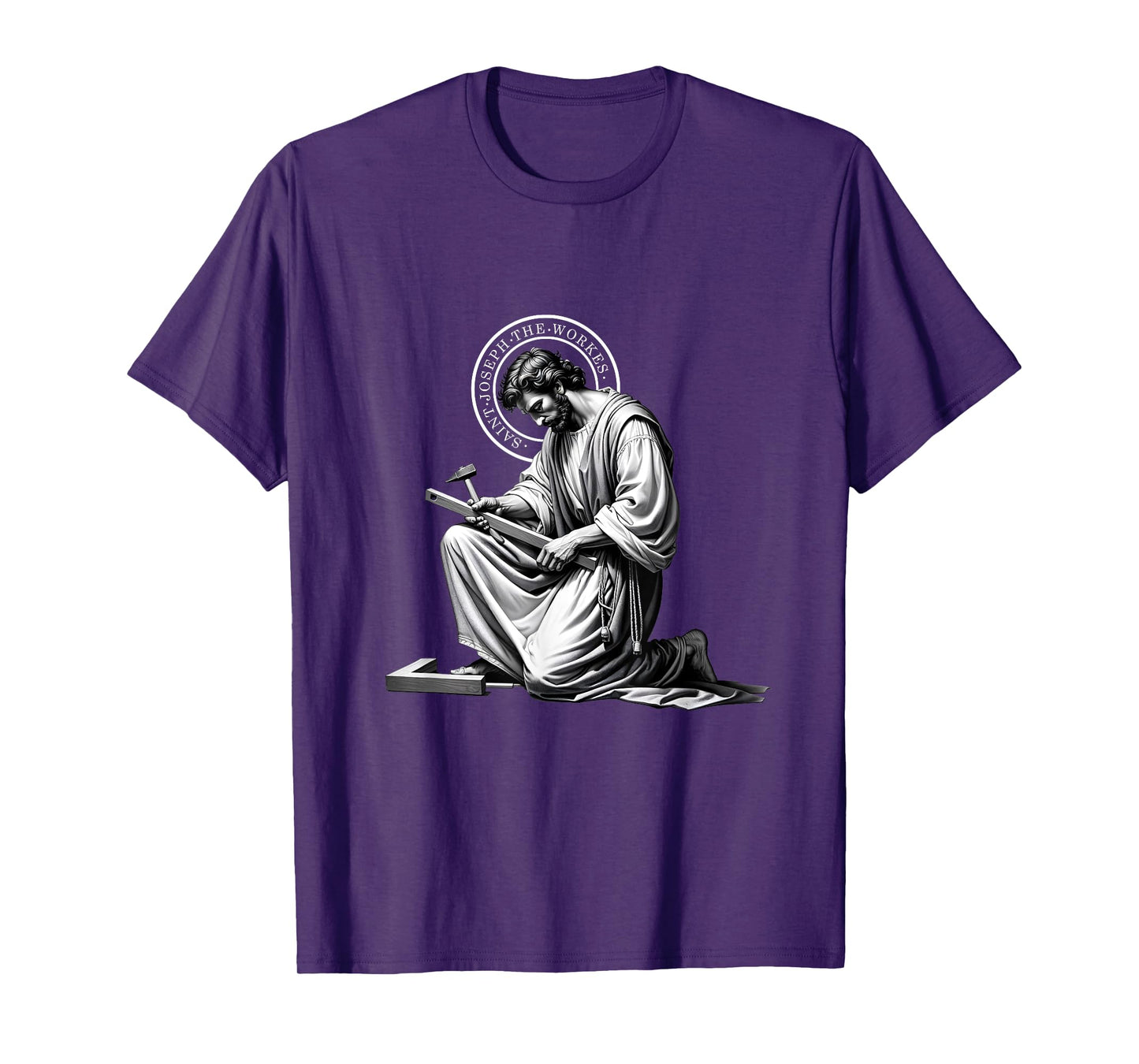 Saint Catholic Church St. Joseph The Worker Jesus Father T-Shirt