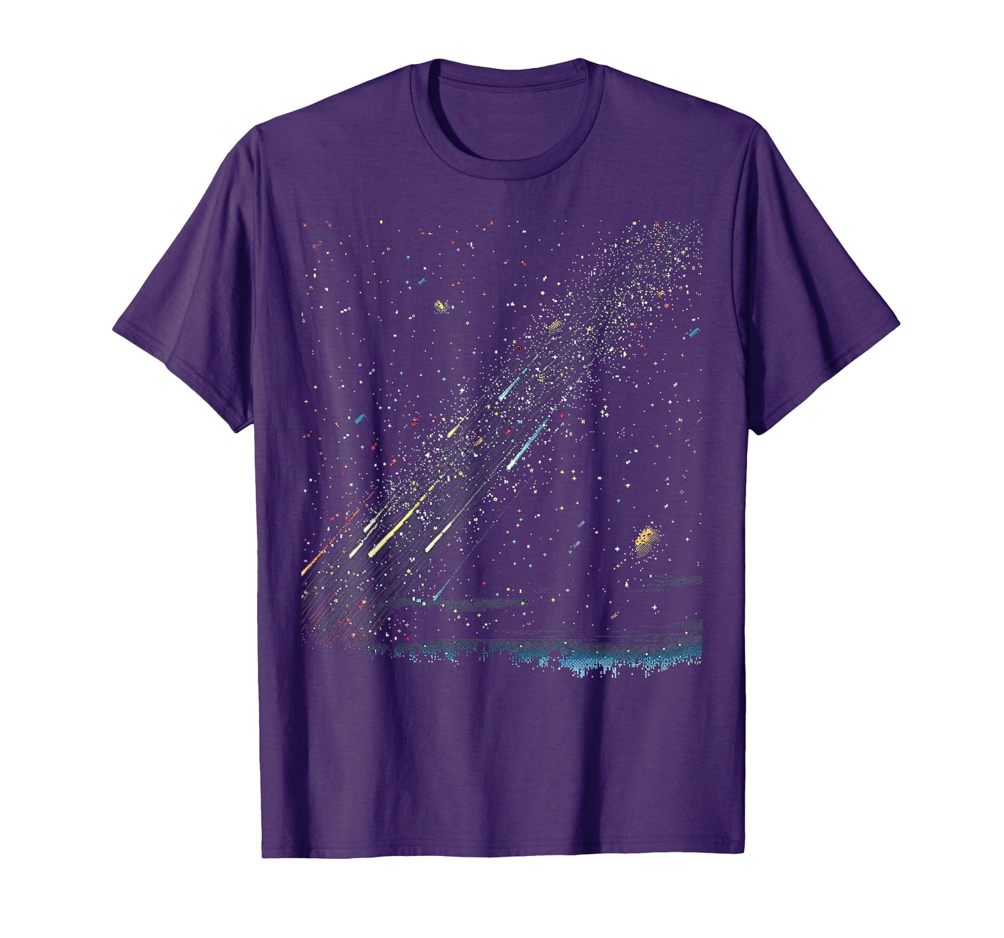 Pixel Meteor Shower T-Shirt
