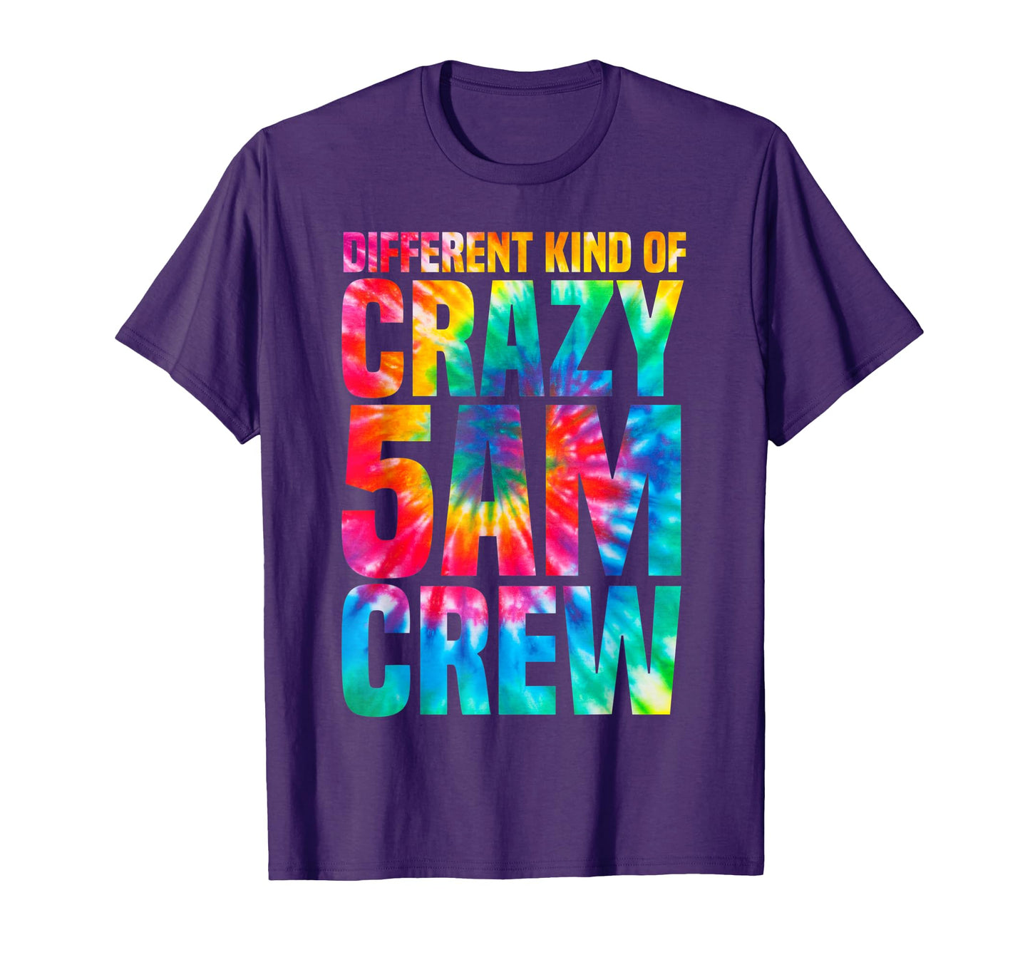 Workout Squad 5 AM Crew Funny Gym Saying Tie Dye T-Shirt