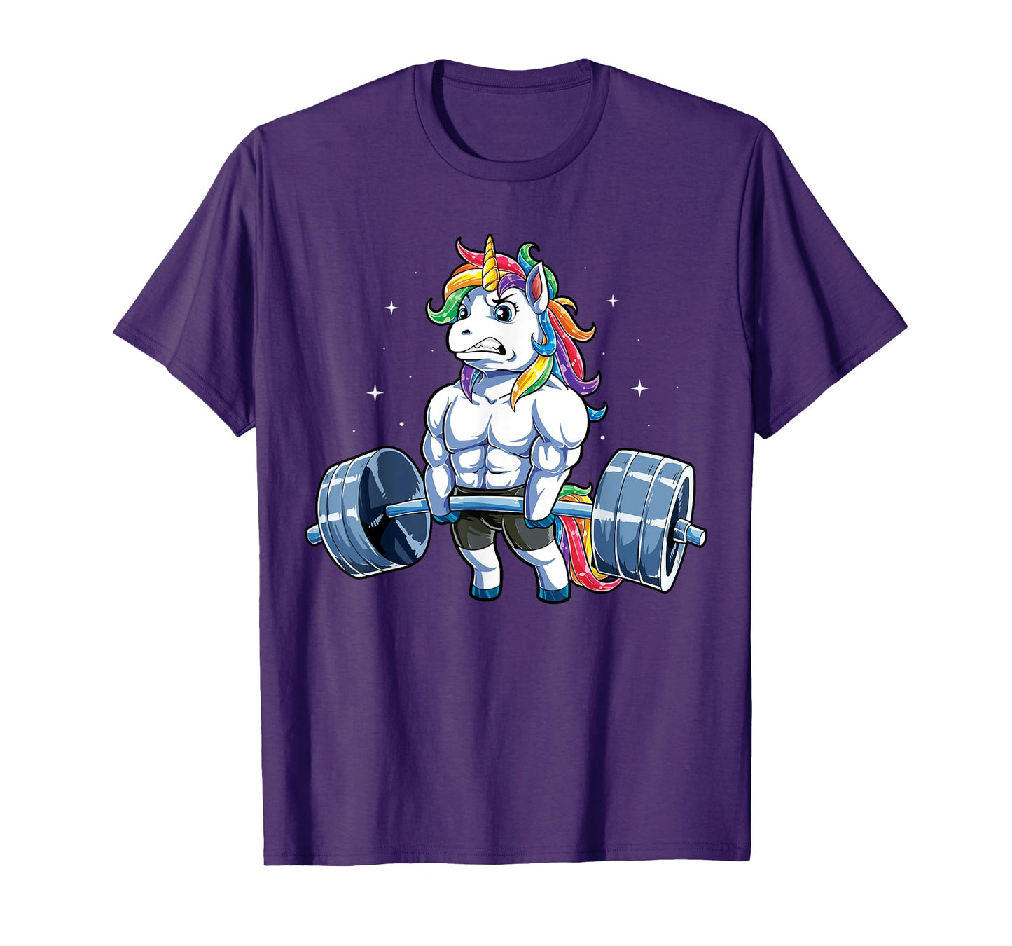 Unicorn Weightlifting T shirt Deadlift Fitness Gym Women Tee T-Shirt
