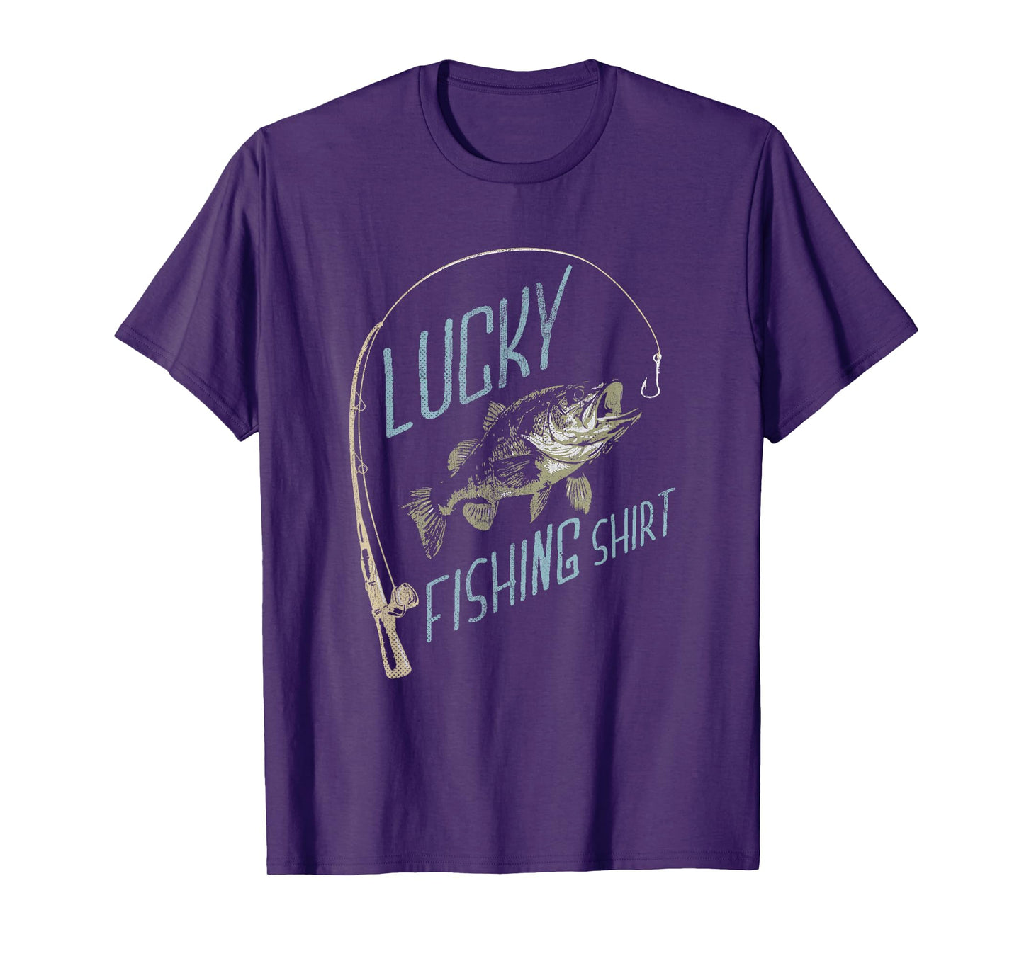Lucky Fishing Funny T-Shirt