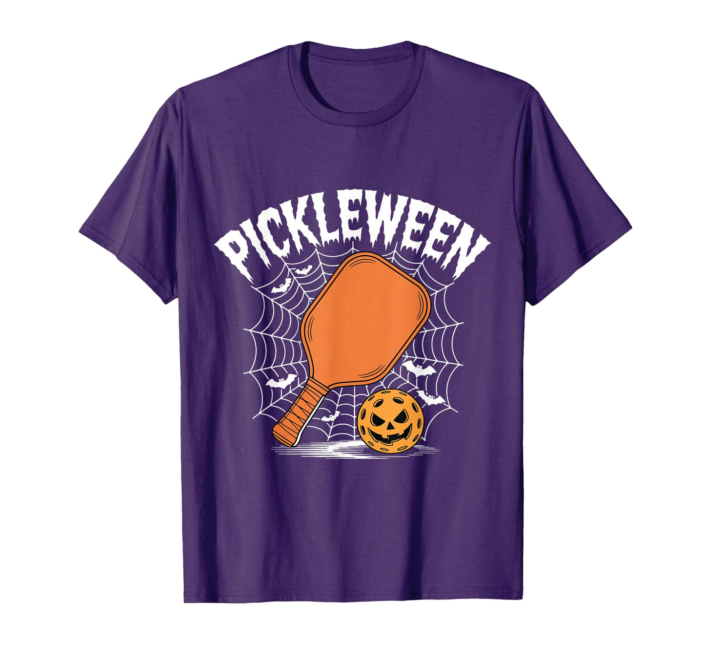 Pickleween Pickleball Halloween Funny Love Pickleball T-Shirt