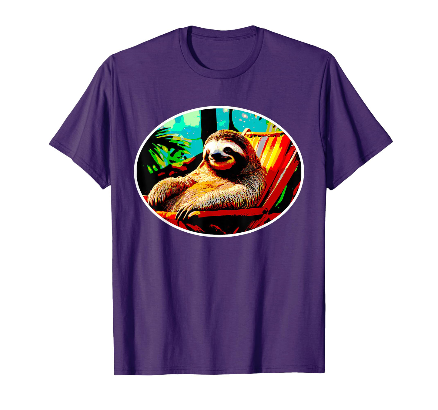 Cute Sloth Lover Vacation Mode Time to Relax Funny T-Shirt