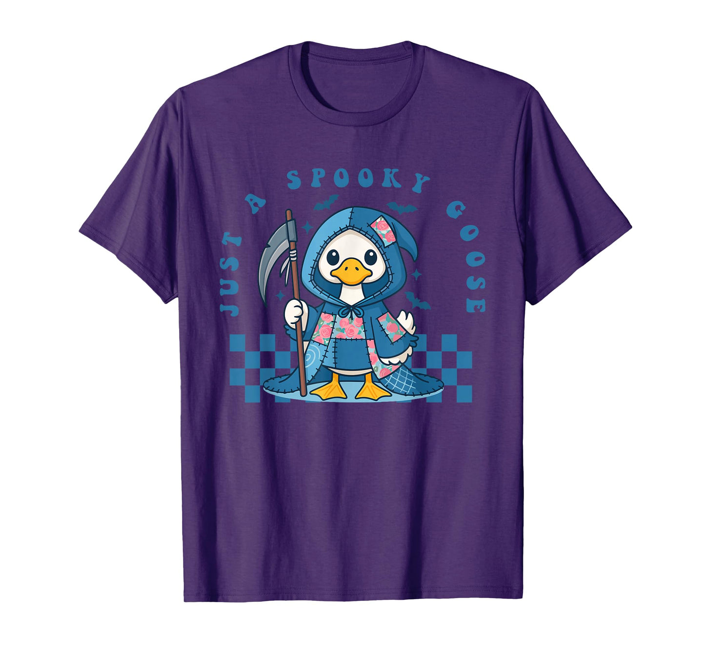 Just A Spooky Goose Halloween Silly Goose Funny Halloween T-Shirt