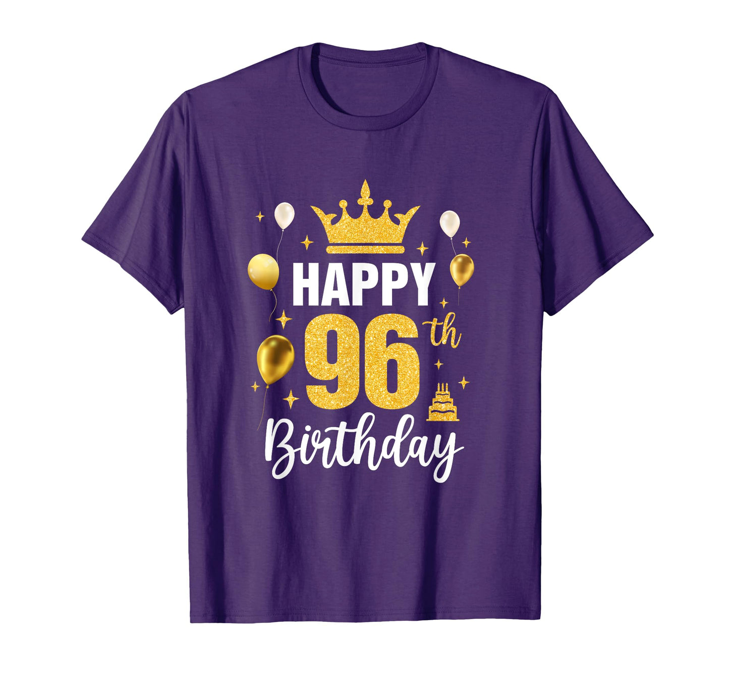 Happy 96Th Birthday Idea For 96 Years Old Man And Woman T-Shirt