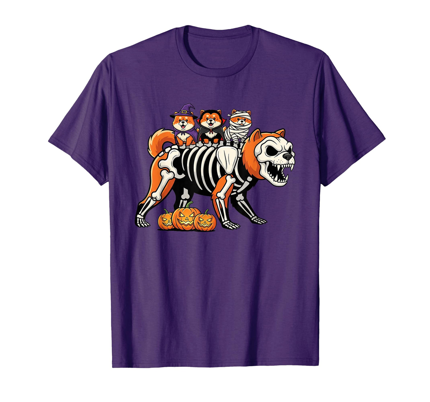Chow Chow Skeleton Mummy Witch Halloween Kids Mens Womens T-Shirt