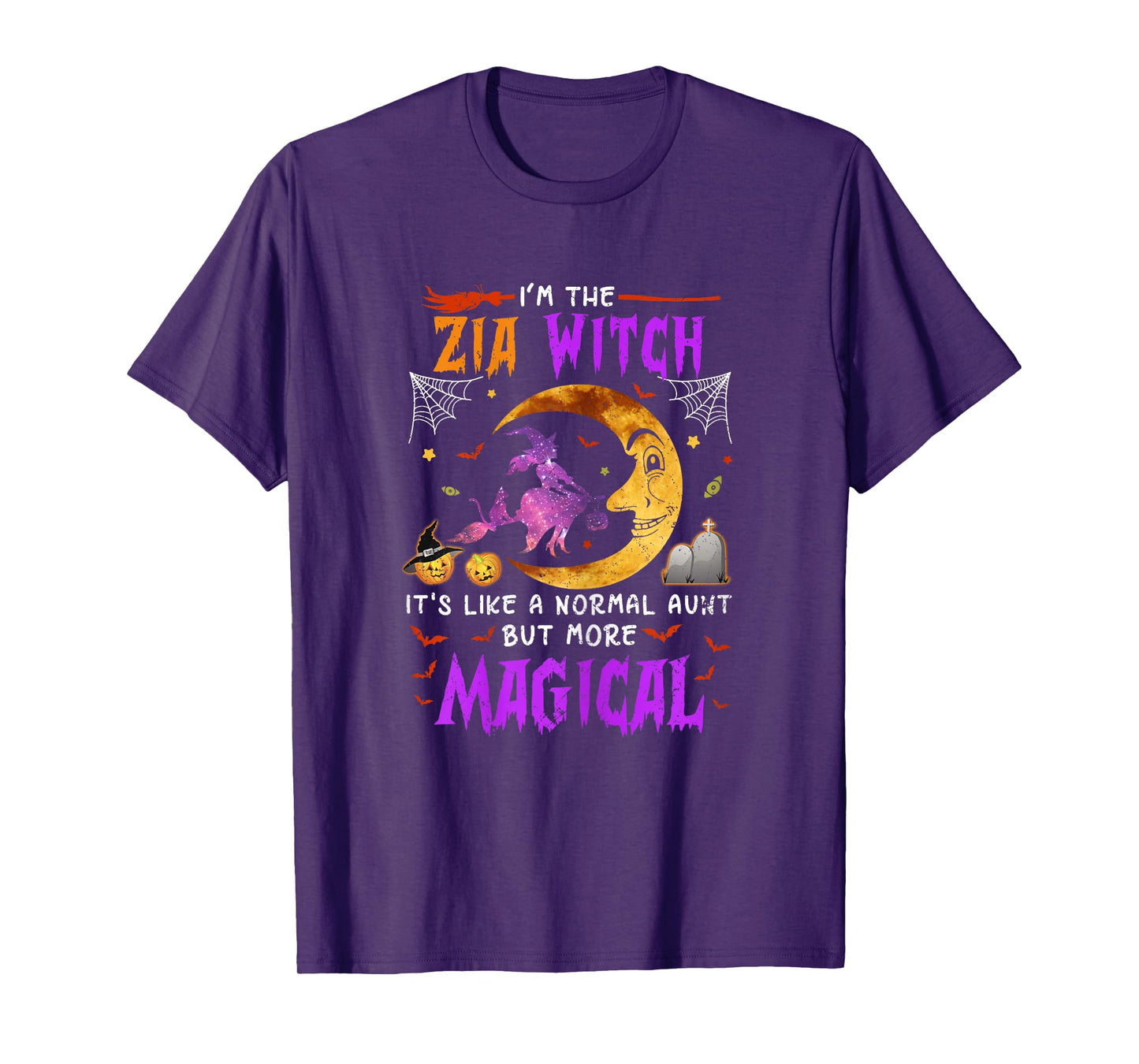 I'm Zia Witch Italian Aunt Magical Halloween T-Shirt