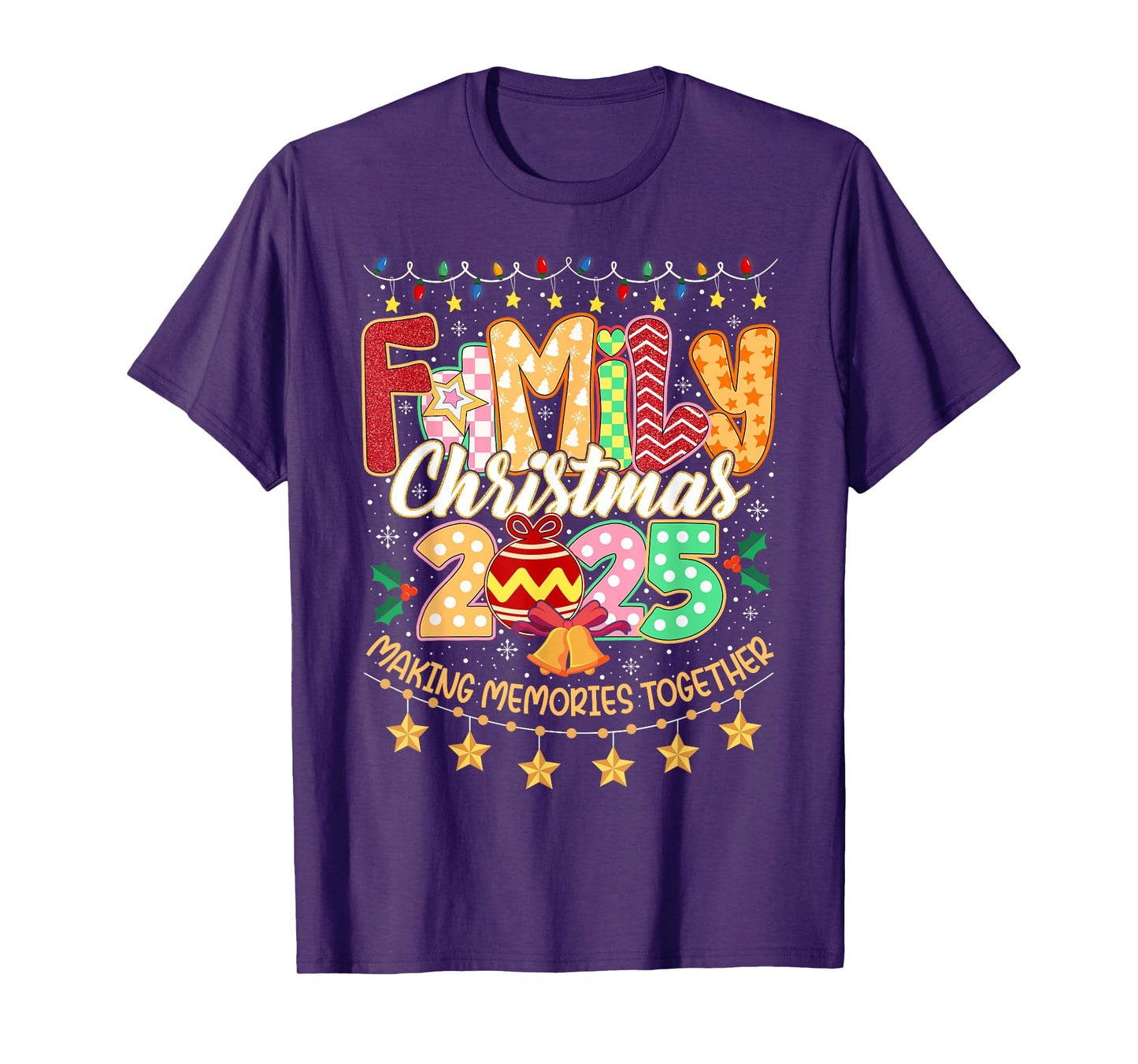 Family Christmas 2025 Matching Xmas Outfit Making Memories T-Shirt