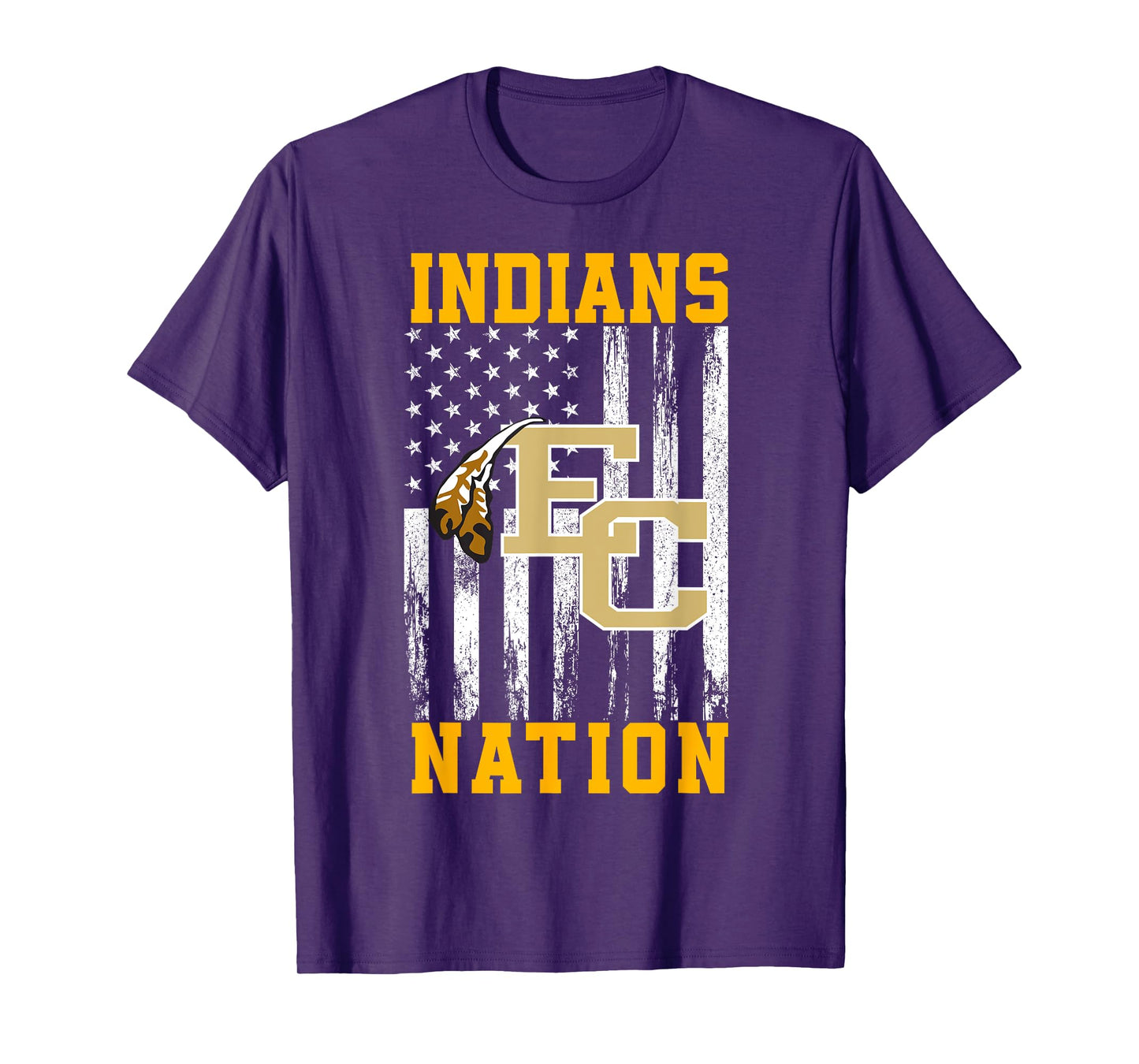 East Coweta Indians Logo Nation HS T-Shirt