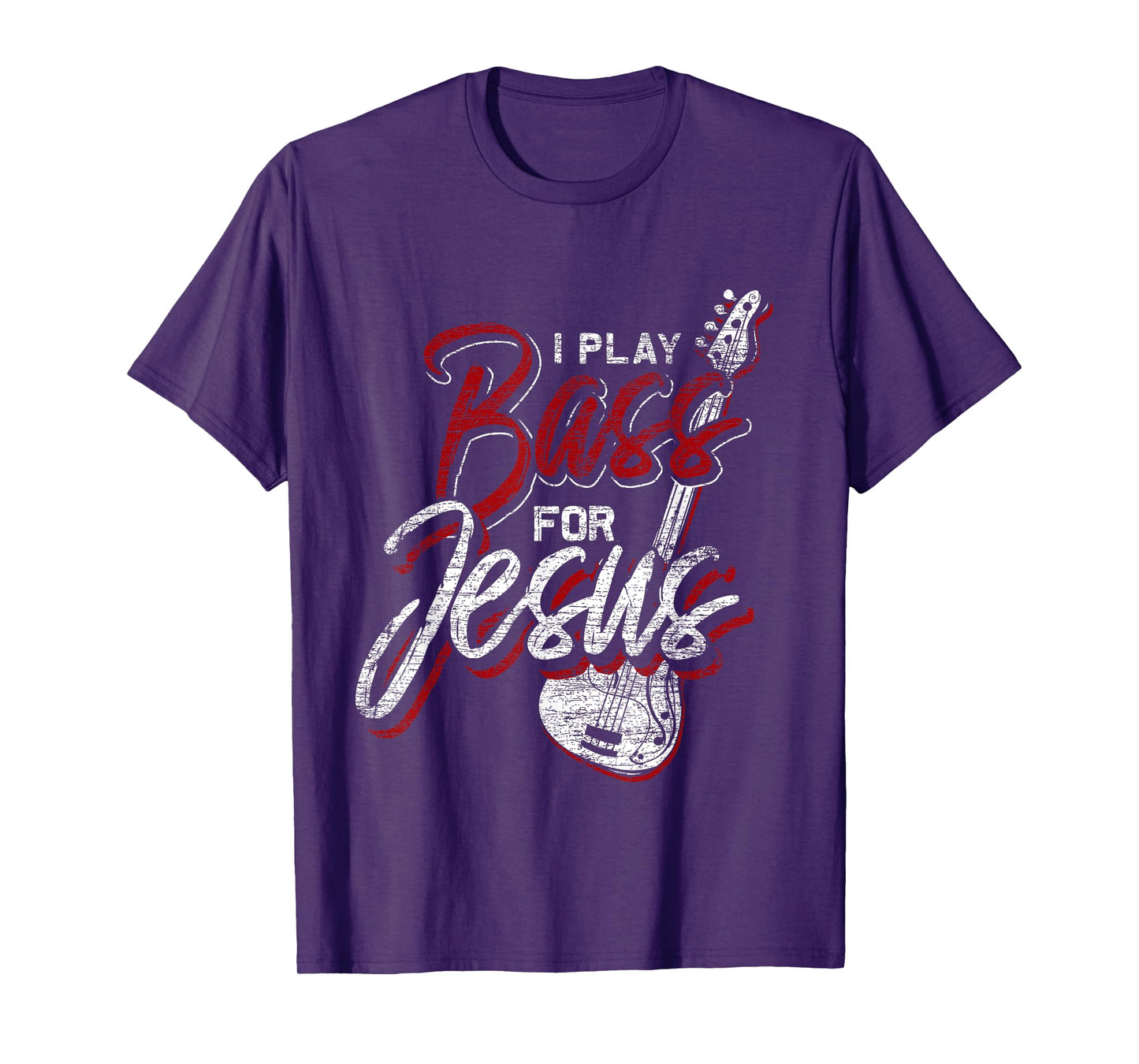Jesus Bassist Christian Bass Player Bass Guitar T-Shirt