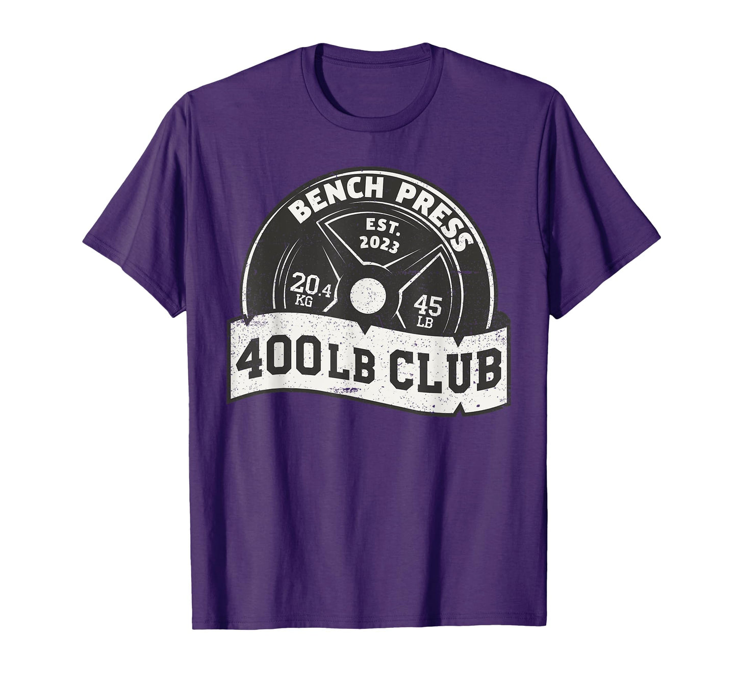 400 Lb Pound Club Bench Press Dead Lift Squat Train Women T-Shirt