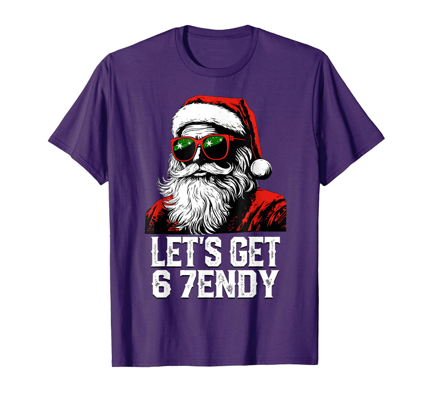 67 Six Seven 6 7endy Let's get Sendy Meme Santa Christmas T-Shirt