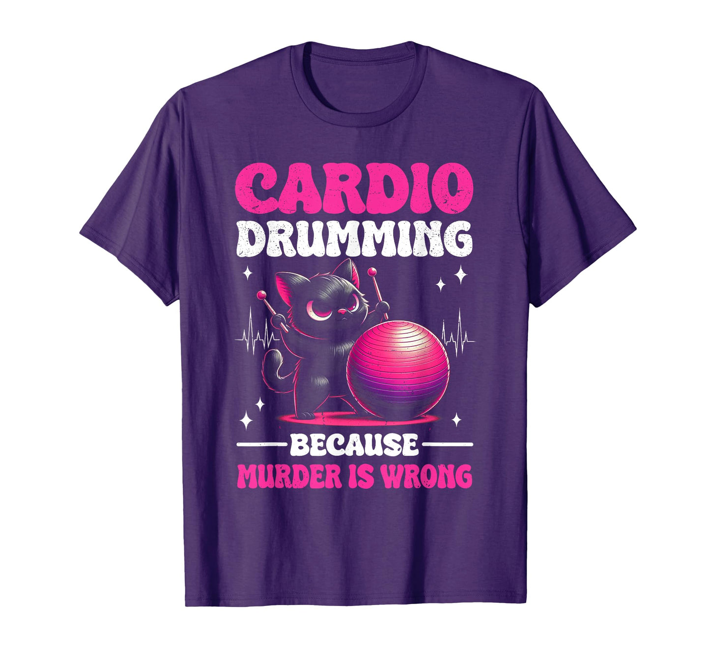 Drumming fitness Cardio drumming women T-Shirt
