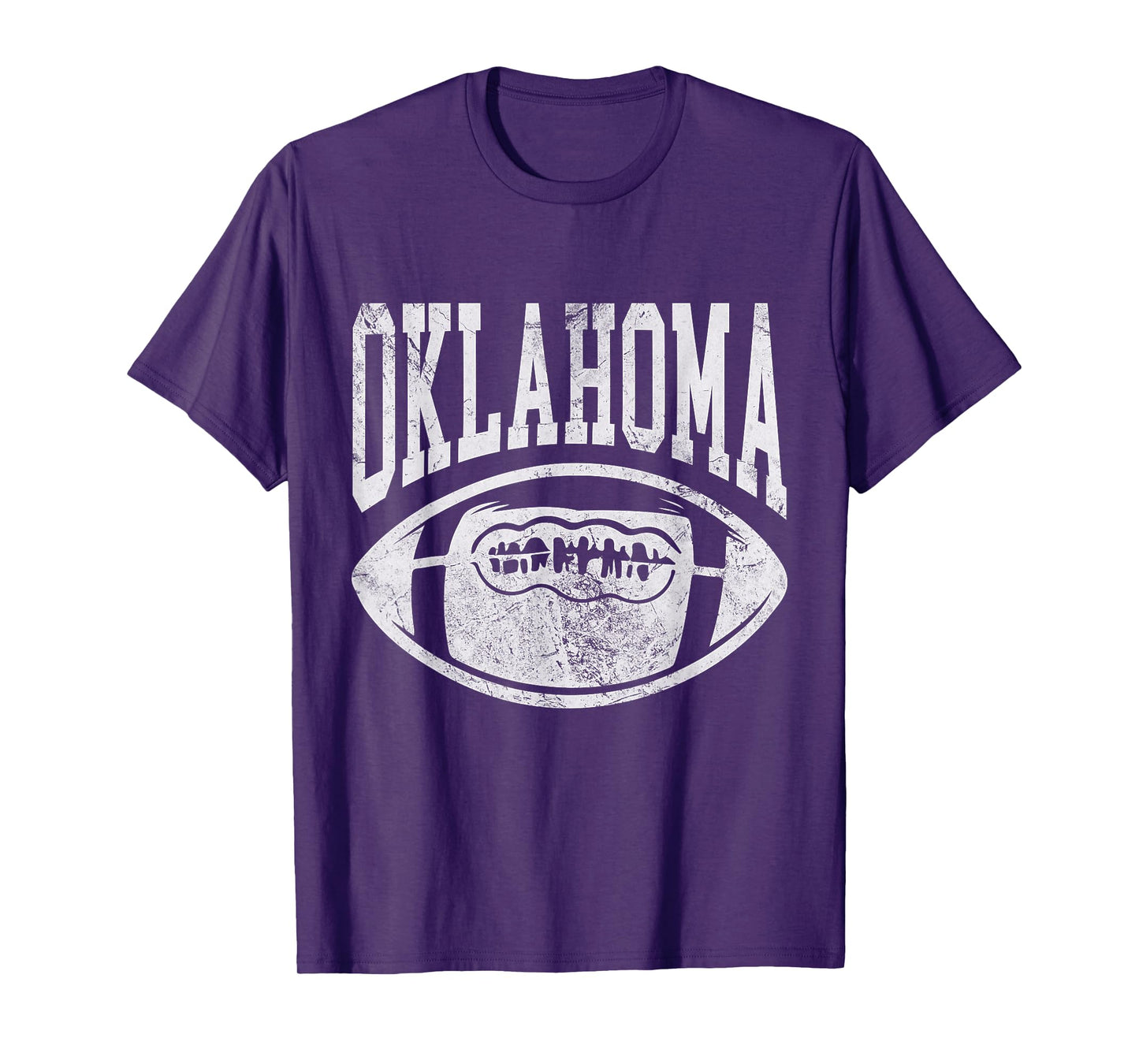 Oklahoma Football OK Football Fan Distressed T-Shirt