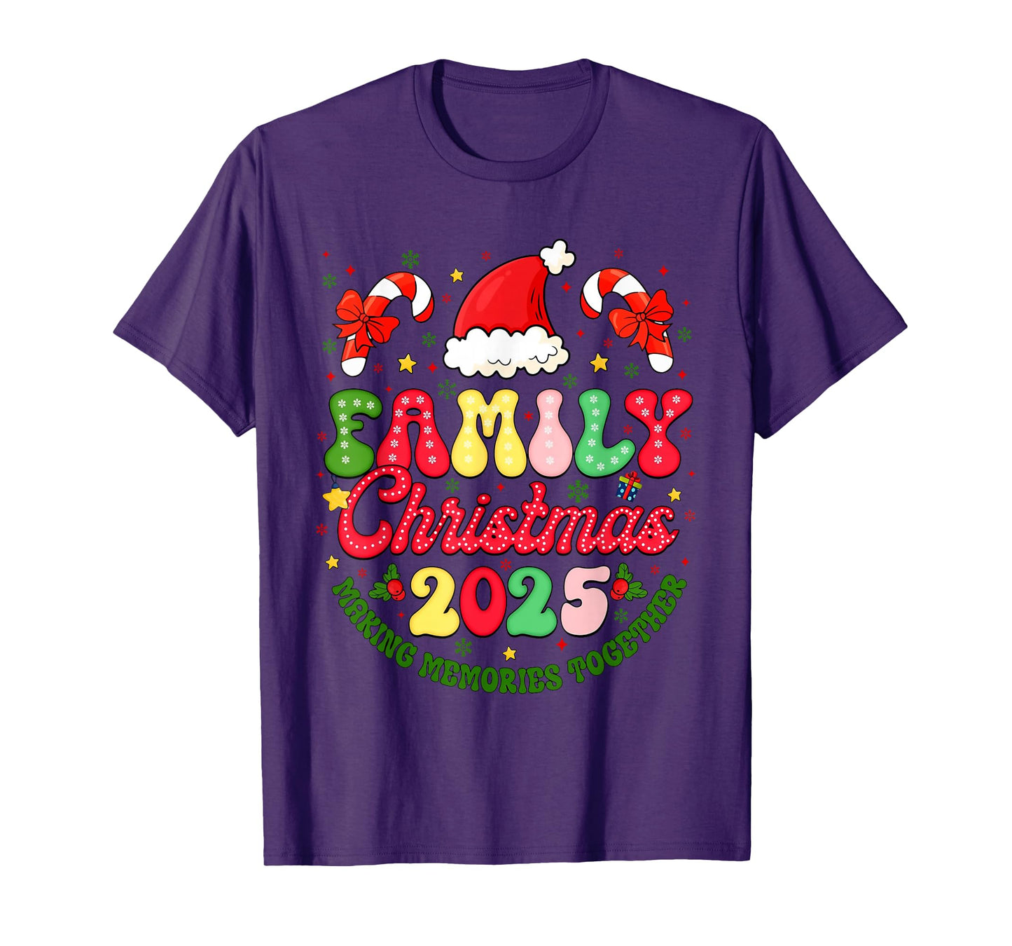 Family Christmas 2025 Making Memories Together Xmas Matching T-Shirt