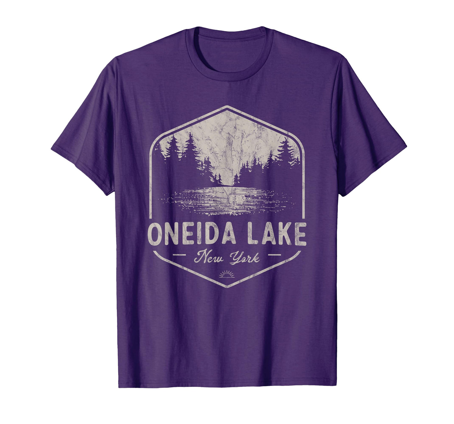Oneida Lake New York Outdoors Vintage T-Shirt