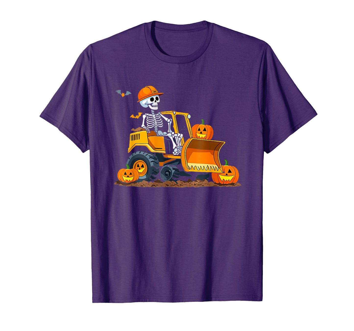 Spooky Construction Trucks Halloween Toddler Boys T-Shirt